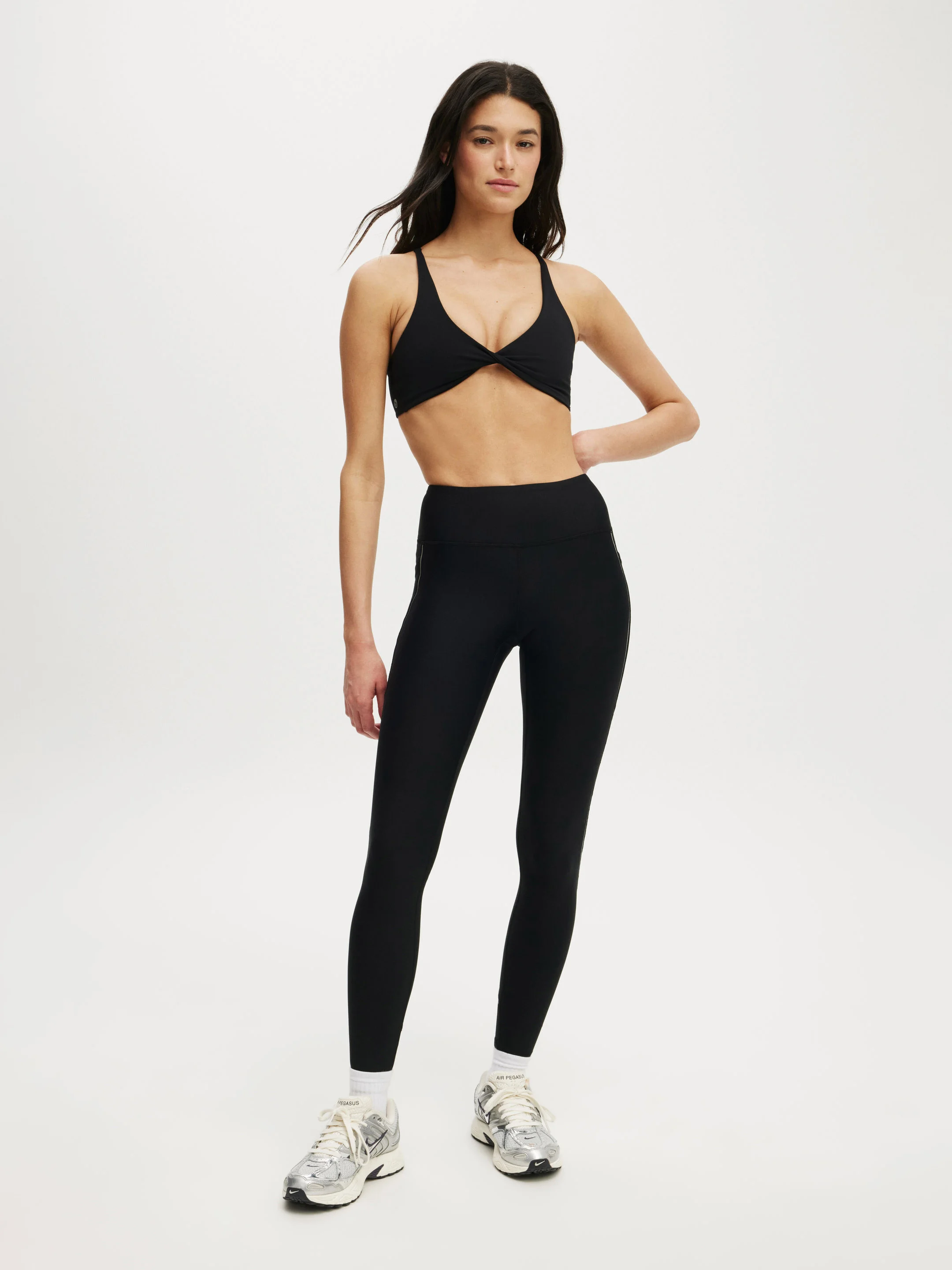COTTON ON BODY Quần Bó Thể Thao Nữ-Fleece Lined Full Length Tight