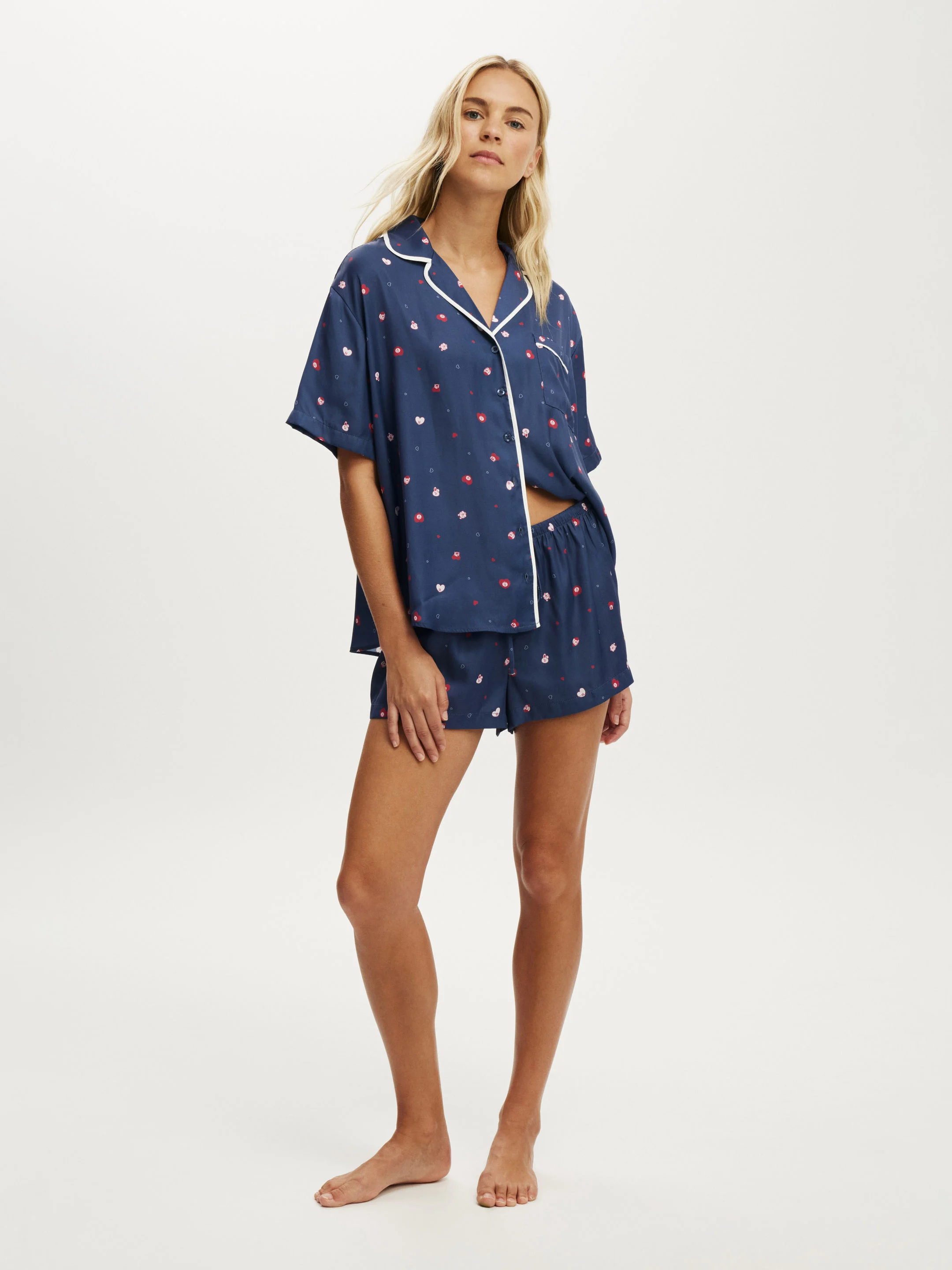 COTTON ON BODY Bộ Đồ Ngủ Nữ - Washed Satin Sleep Set