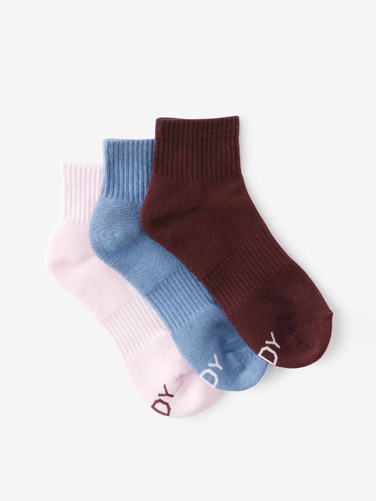 COTTON ON BODY Bộ 3 Vớ Dài Nữ-Body Qtr Crew Sock 3Pk