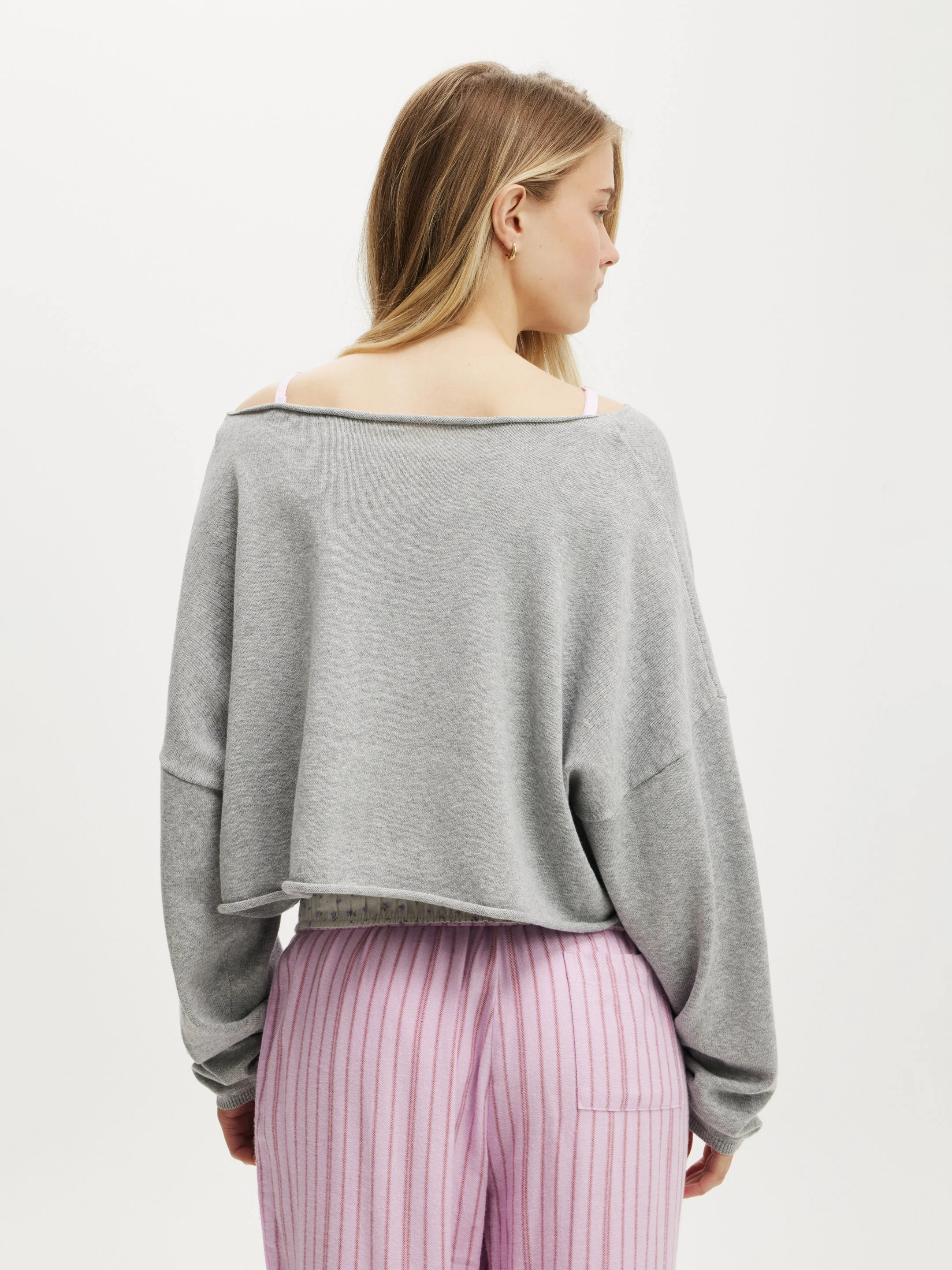 COTTON ON BODY Áo Thun Lệch Vai Nữ-Off The Shoulder Cropped Knit