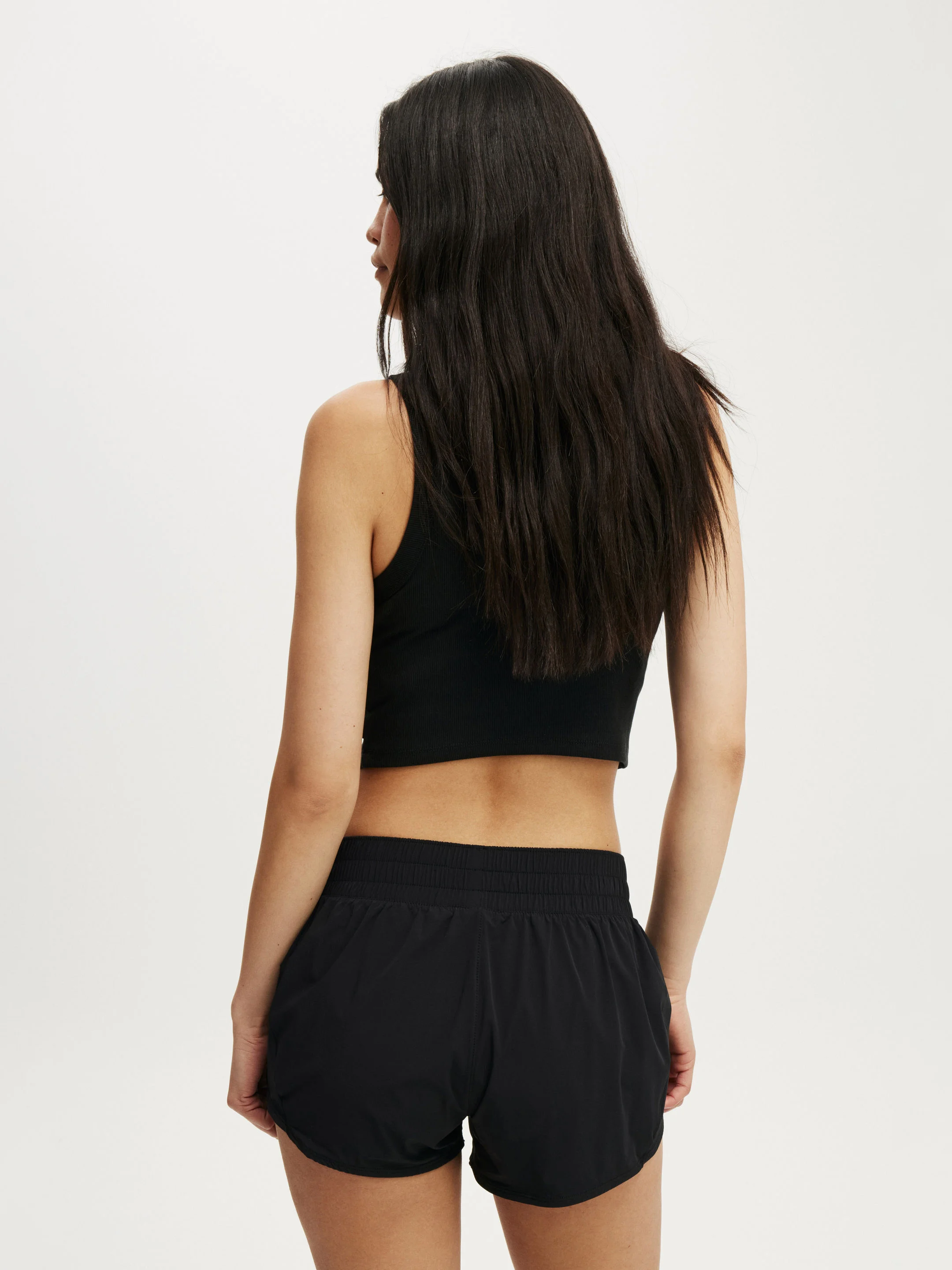 COTTON ON BODY Quần Ngắn Thể Thao Nữ-Active Curve Hem Short