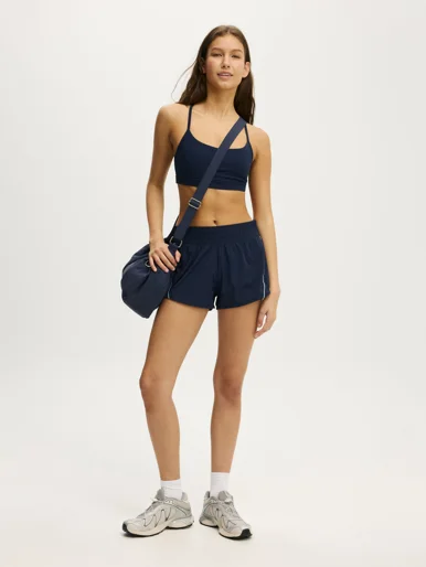 COTTON ON BODY Quần Ngắn Thể Thao Nữ-Active Curve Hem Short