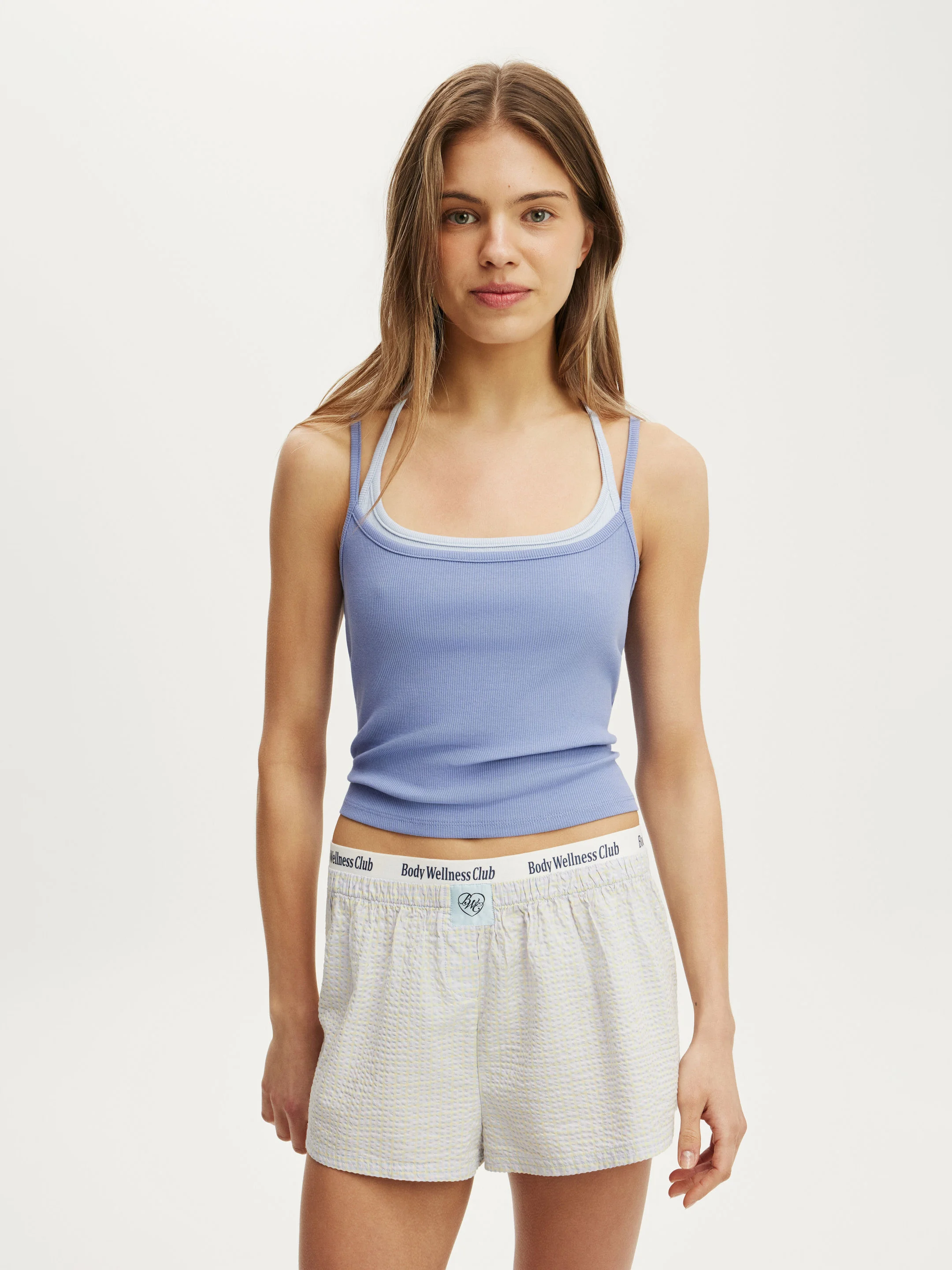 COTTON ON BODY Áo Hai Dây Nữ - Double Layer Cami