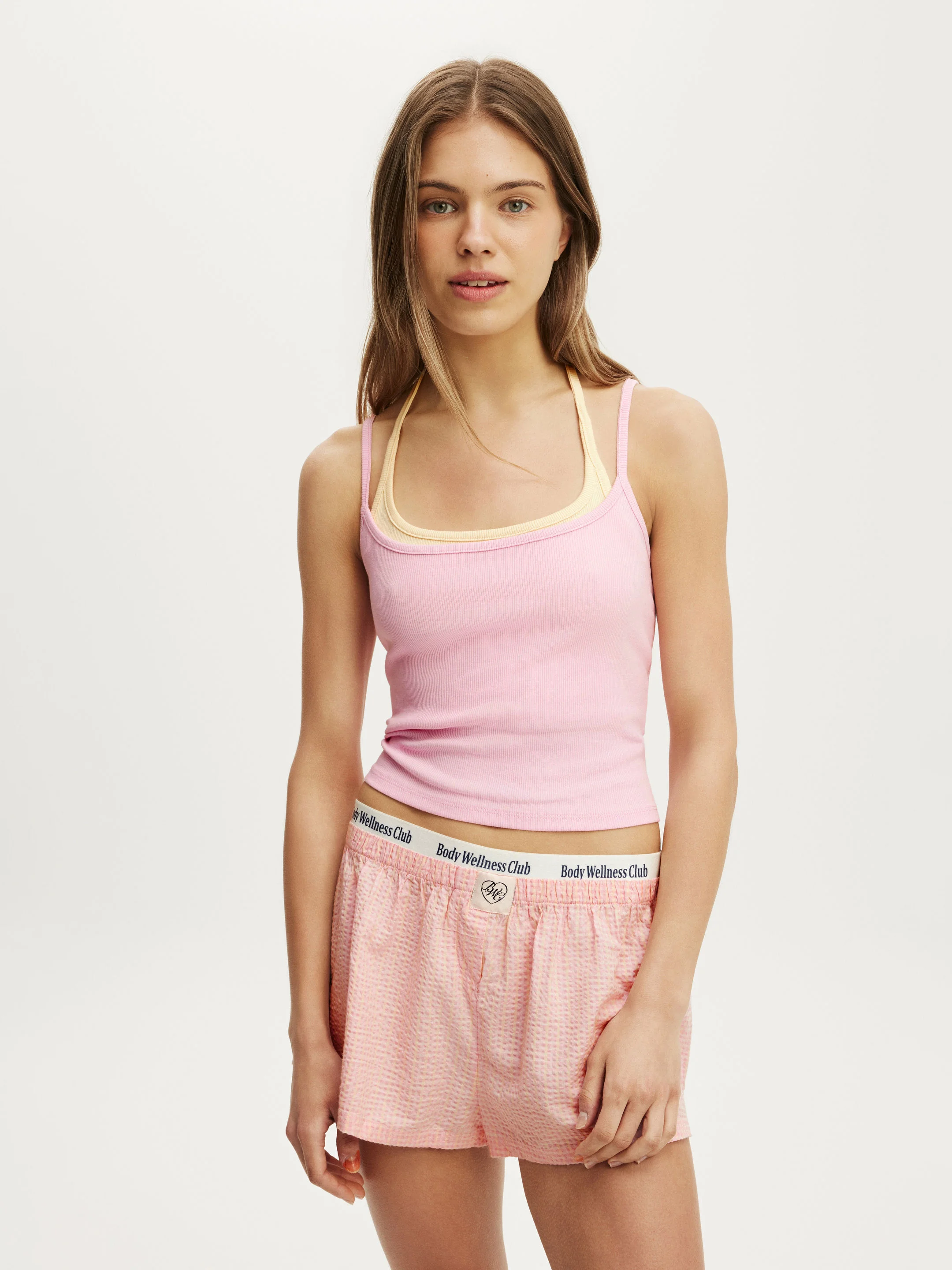 COTTON ON BODY Áo Hai Dây Nữ - Double Layer Cami