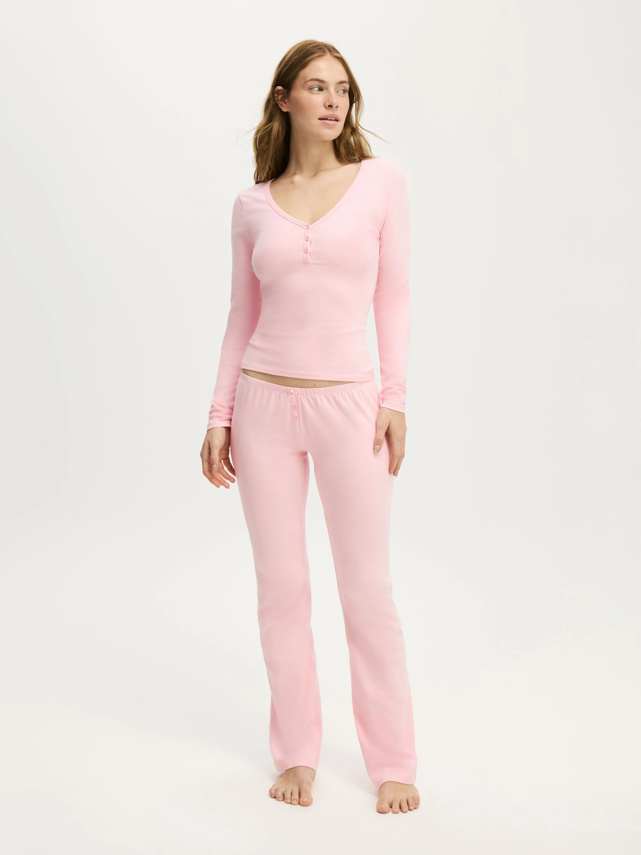 COTTON ON BODY Quần Thun Dài Nữ - Dreamy Soft Flare Pant