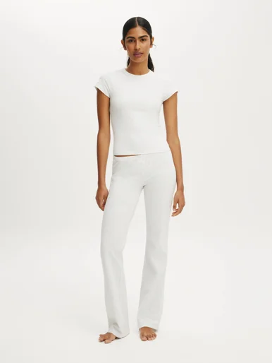 COTTON ON BODY Quần Thun Dài Nữ-Dreamy Soft Flare Pant