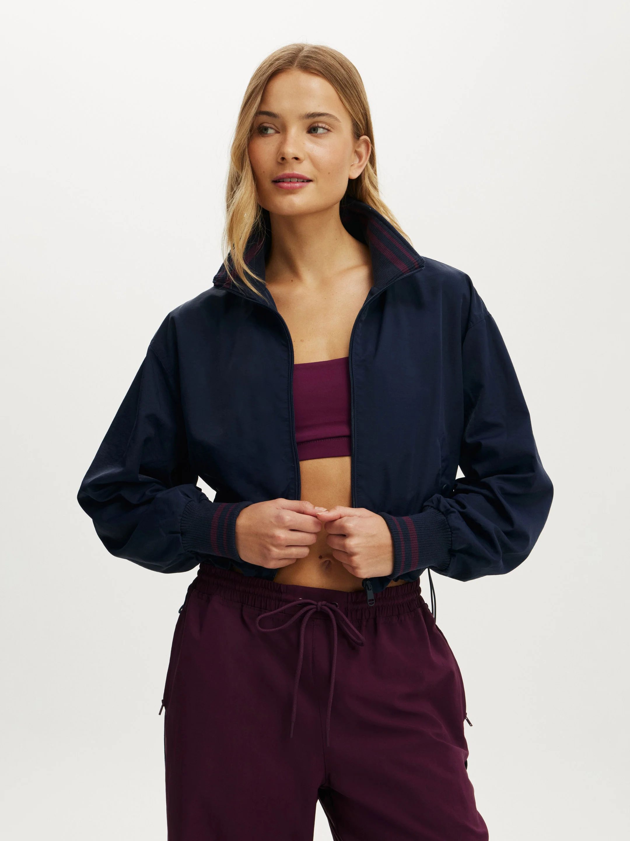 COTTON ON BODY Áo Khoác Dài Tay Nữ-Active Cropped Training Anorak