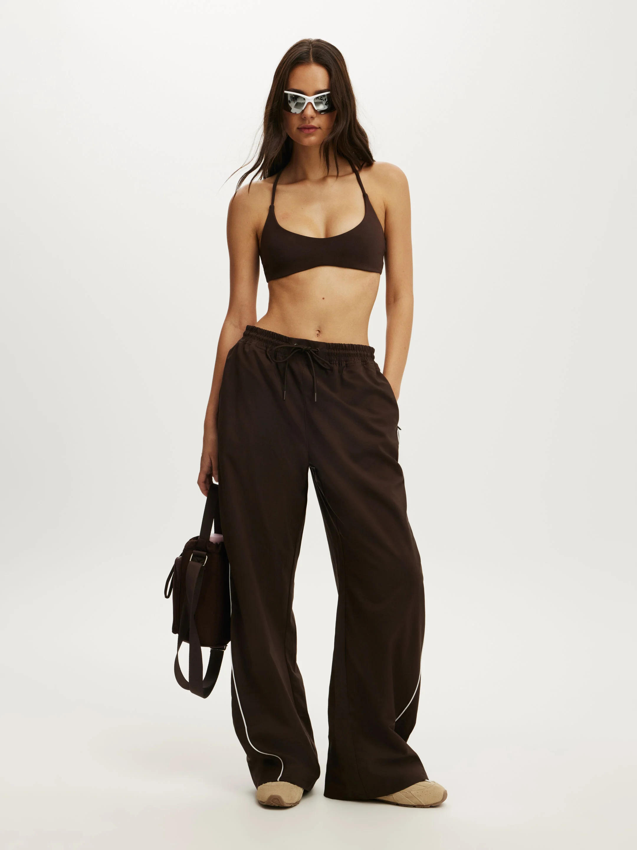 COTTON ON BODY Quần Thun Dài Nữ-Baggy Woven Sweatpant