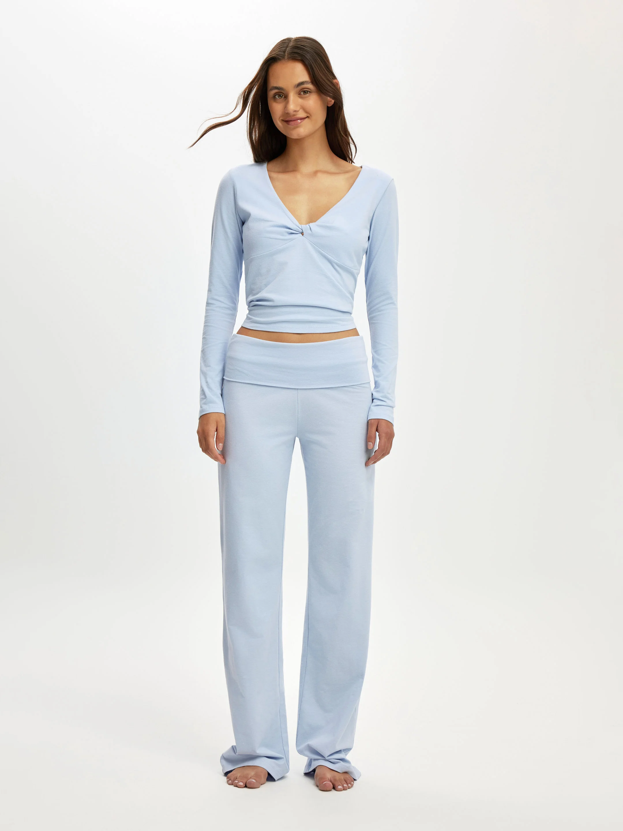 COTTON ON BODY Quần Thun Dài Nữ - Dreamy Soft Roll Waist Pant