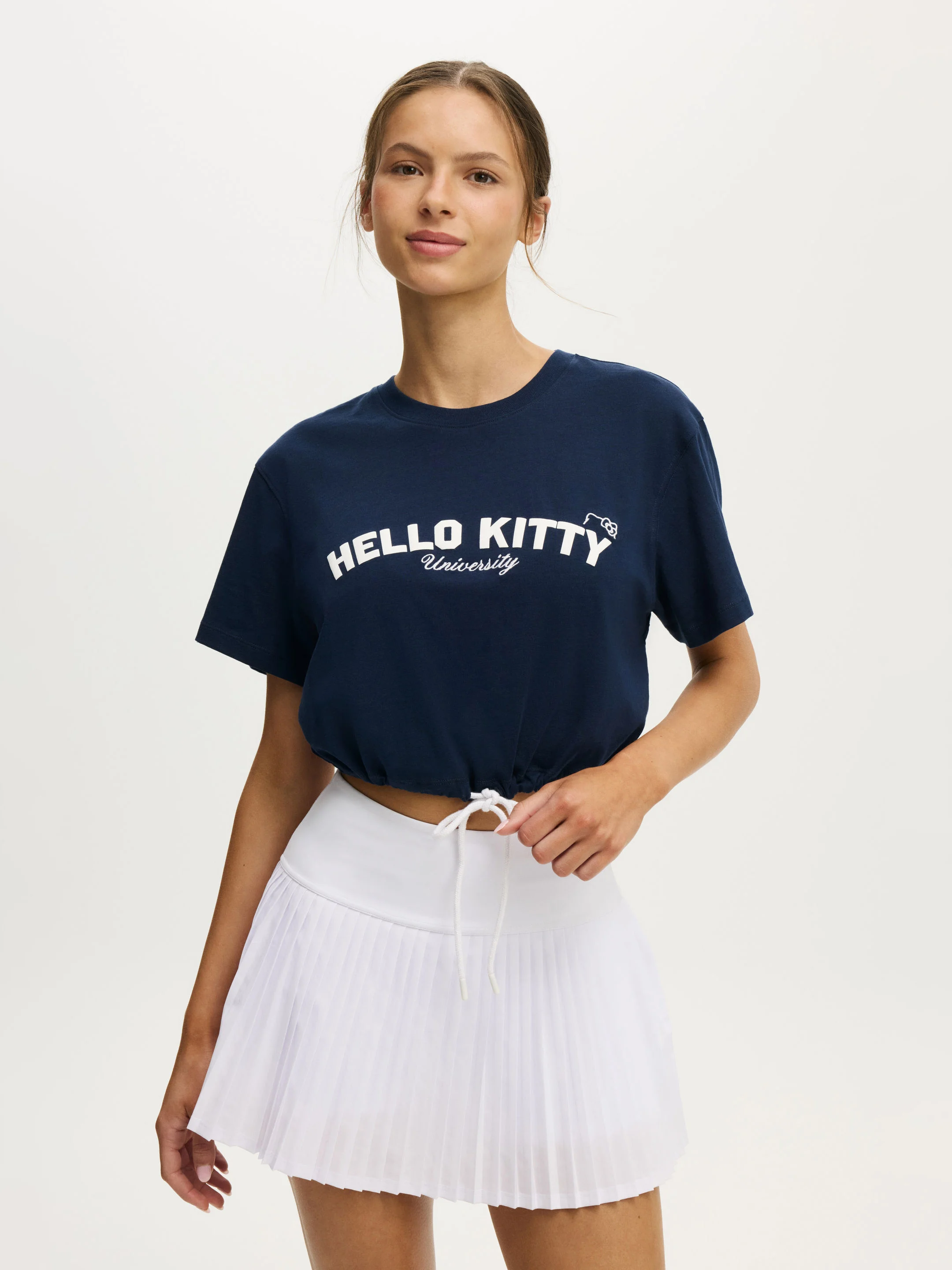 COTTON ON BODY Áo Thun Có Họa Tiết Nữ - Lcn Active Graphic Tie Up Tee