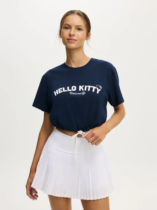COTTON ON BODY Áo Thun Có Họa Tiết Nữ - Lcn Active Graphic Tie Up Tee