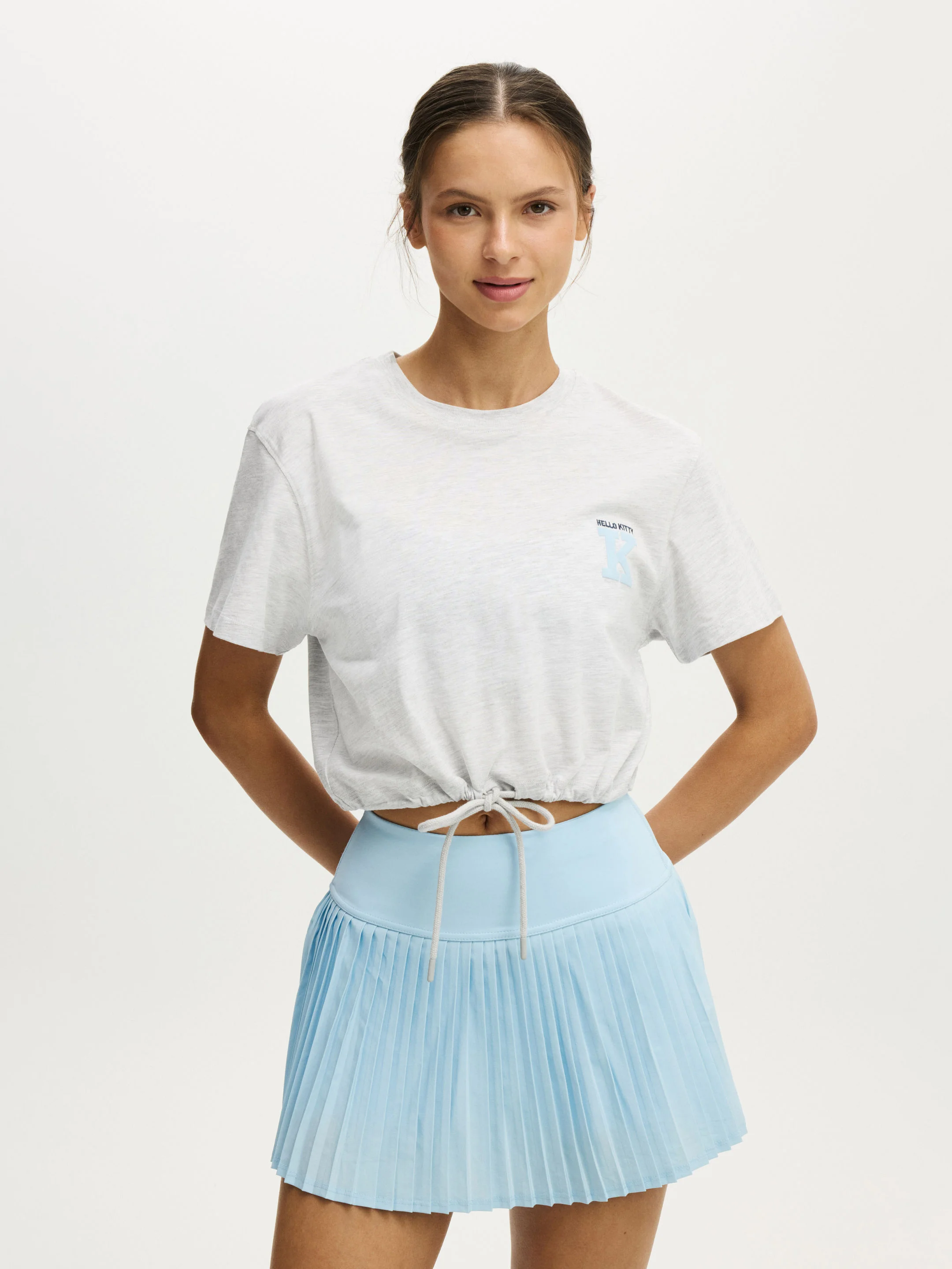 COTTON ON BODY Áo Thun Có Họa Tiết Nữ - Lcn Active Graphic Tie Up Tee