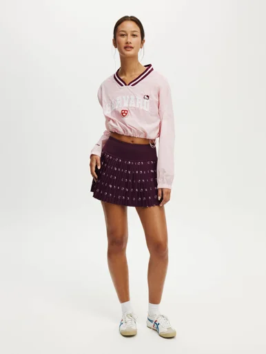 COTTON ON BODY Váy Thun Ngắn Nữ - Lcn Shaped Pleated Skirt