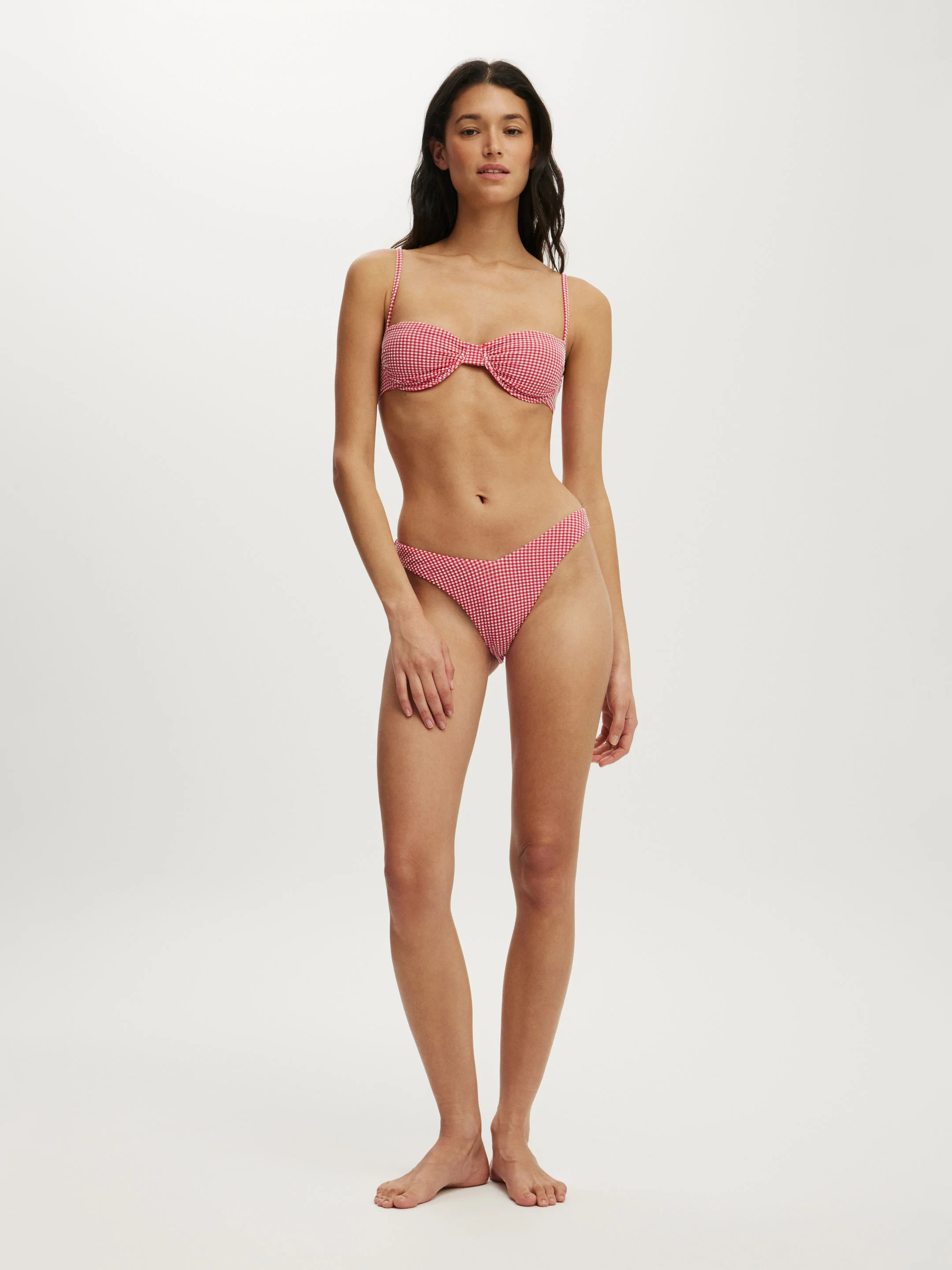 COTTON ON BODY Quần Bơi Nữ - Dip Front High Side Brazilian