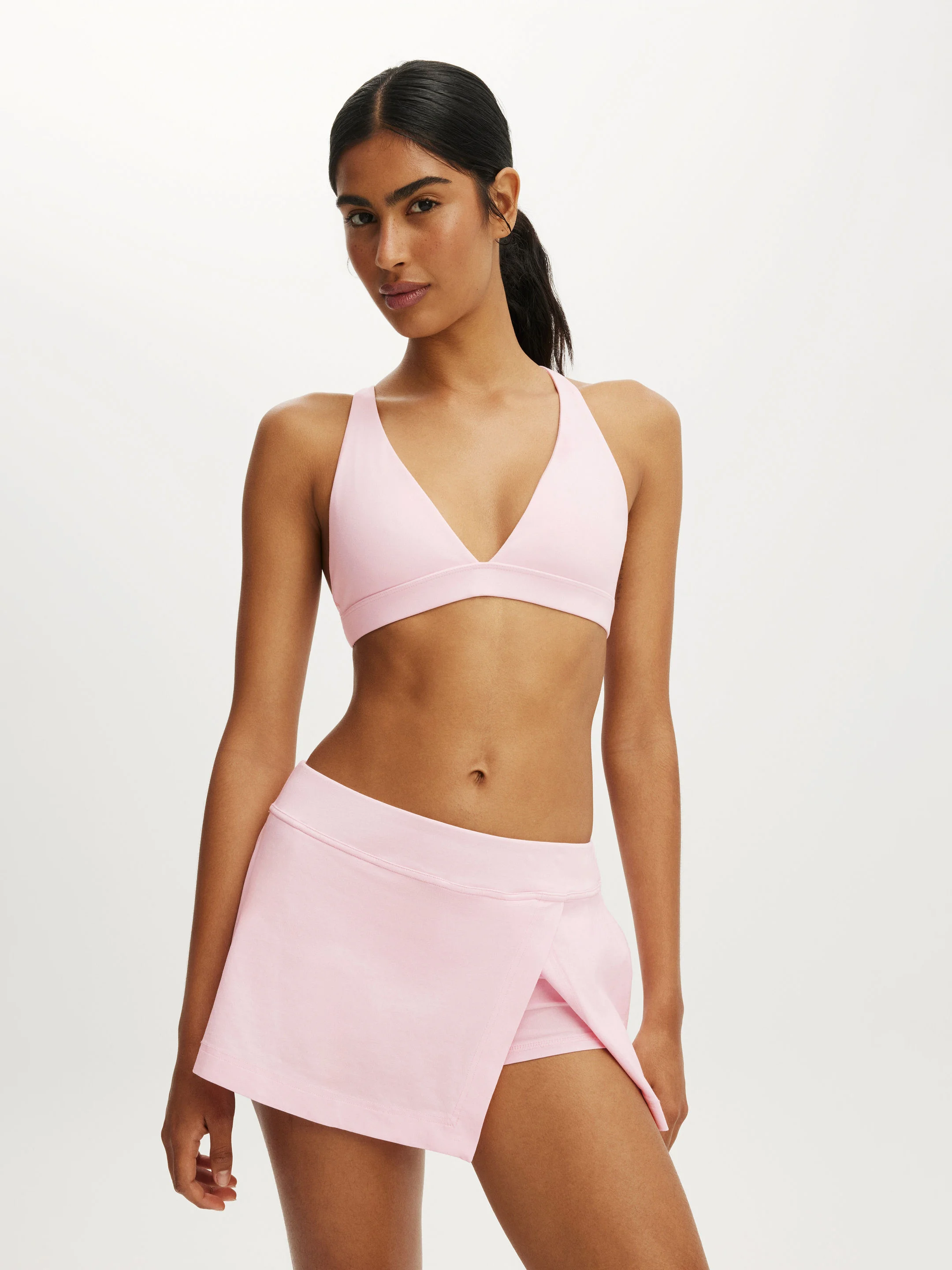 COTTON ON BODY Váy Thun Ngắn Nữ - Cross Front Skirt