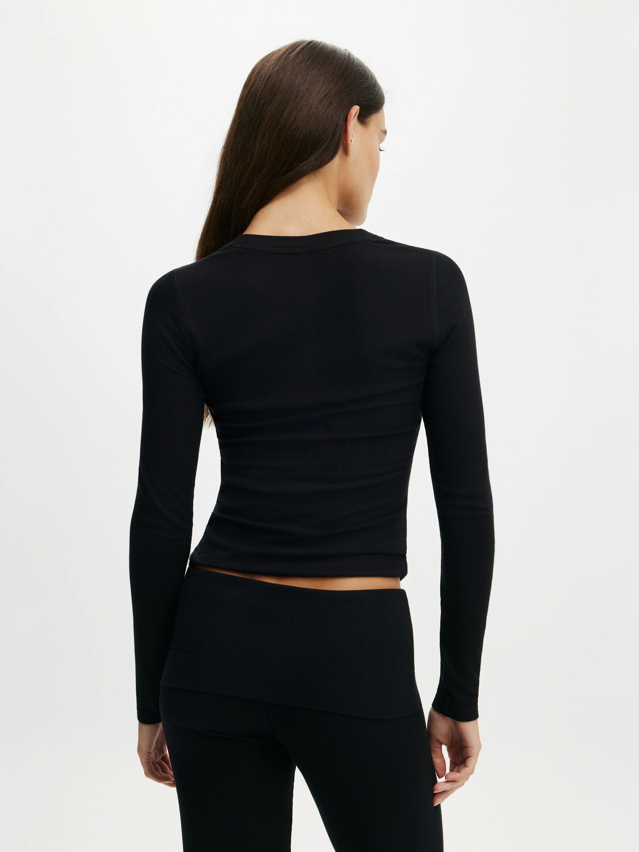 COTTON ON BODY Áo Thun Dài Tay Nữ - Airy Soft Lounge Henley