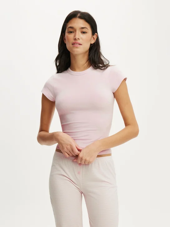 COTTON ON BODY Áo Thun Ngắn Tay Nữ-Dreamy Soft Baby Tee