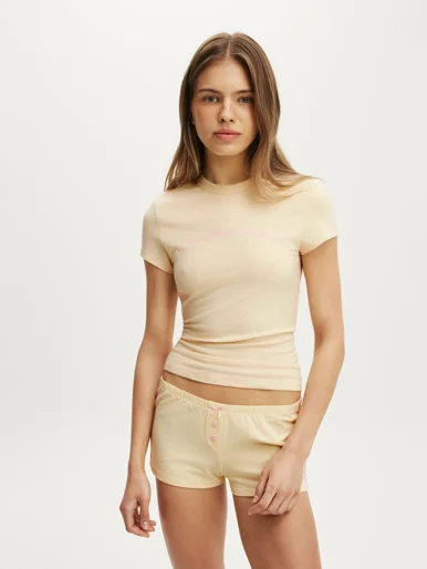 COTTON ON BODY Áo Thun Ngắn Tay Nữ - Dreamy Soft Baby Tee