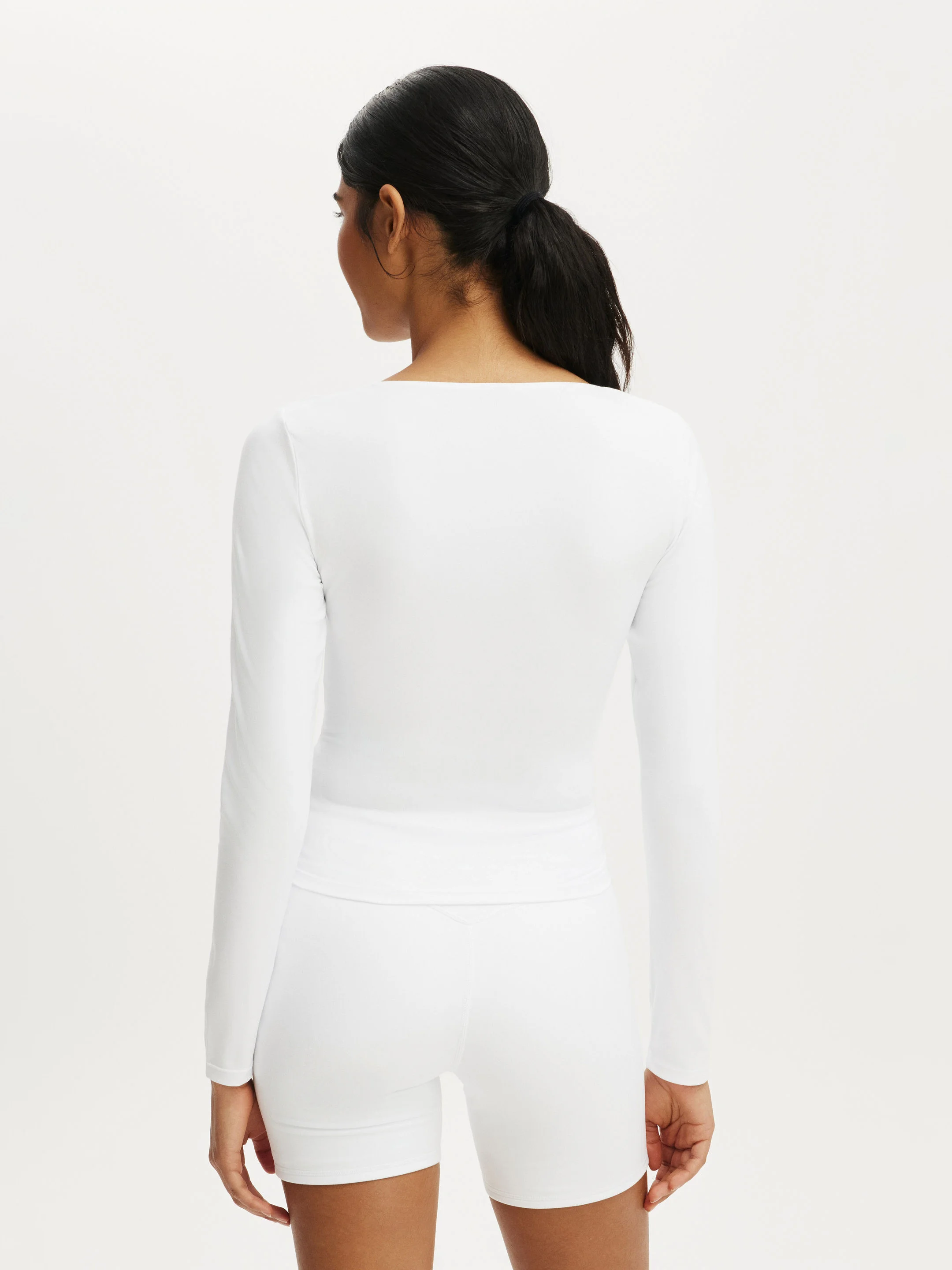 COTTON ON BODY Áo Thun Dài Tay Nữ - Ultra Soft Scoop Neck L/S