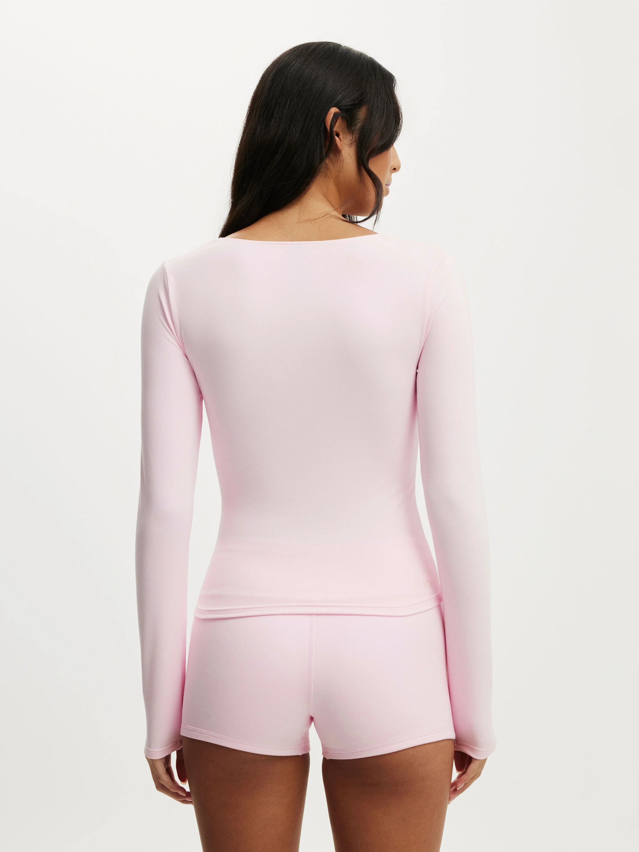 COTTON ON BODY Áo Thun Dài Tay Nữ - Ultra Soft Scoop Neck L/S