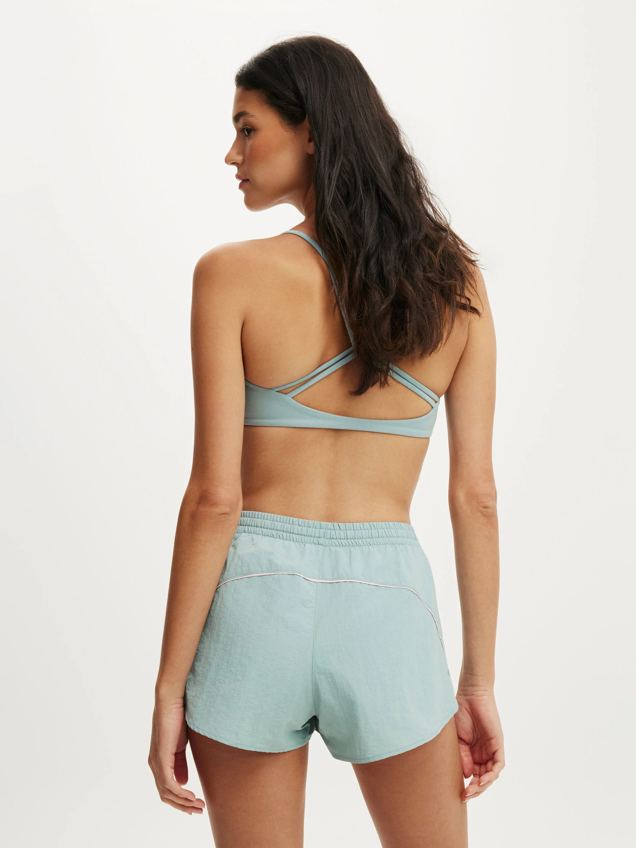 COTTON ON BODY Quần Thun Ngắn Nữ-Woven Dolphin Hem Micro Short