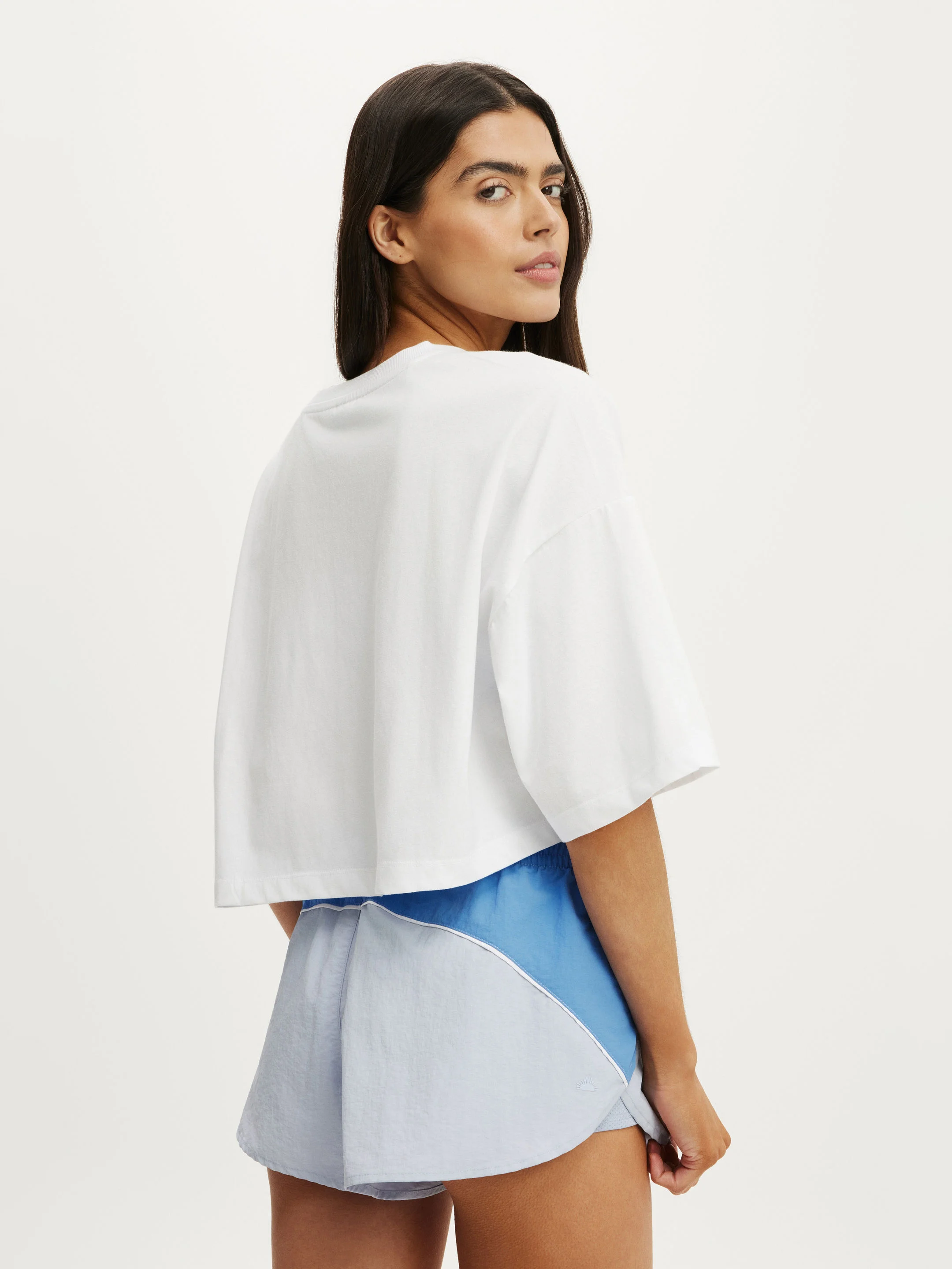 COTTON ON BODY Áo Thun Có Họa Tiết Nữ - Active Mesh Cropped Graphic