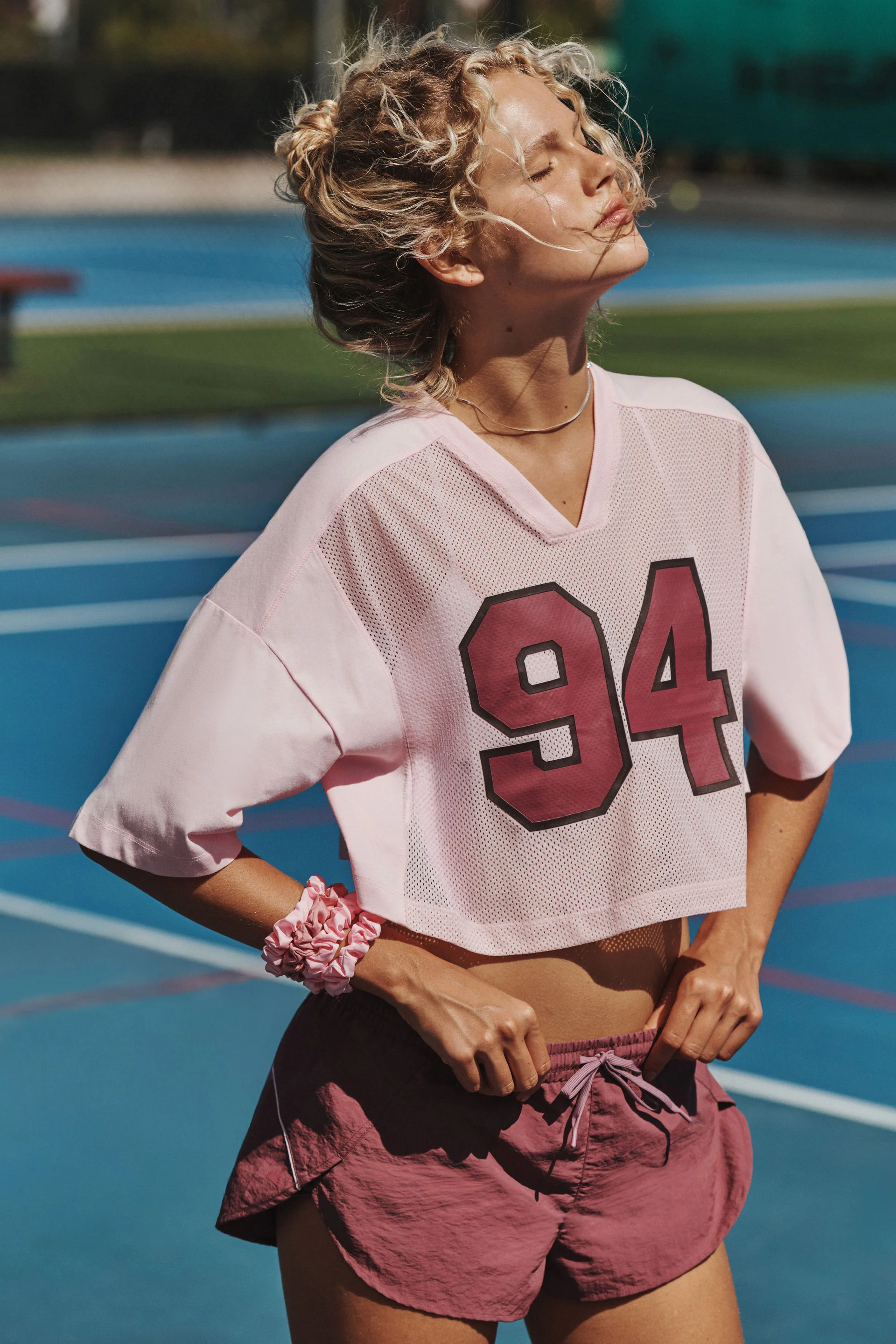 COTTON ON BODY Áo Thun Có Họa Tiết Nữ - Active Mesh Cropped Graphic
