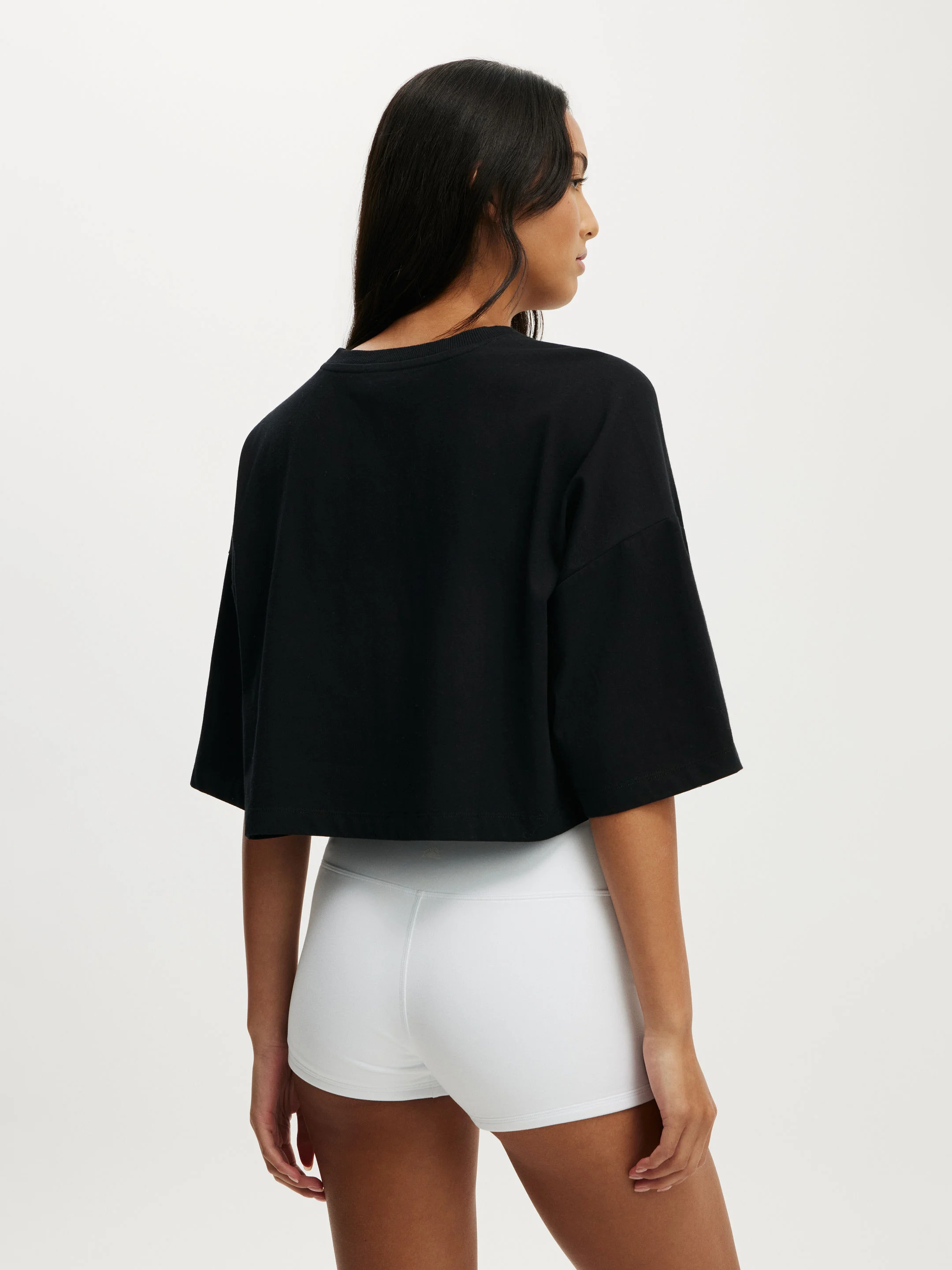 COTTON ON BODY Áo Thun Có Họa Tiết Nữ - Active Mesh Cropped Graphic