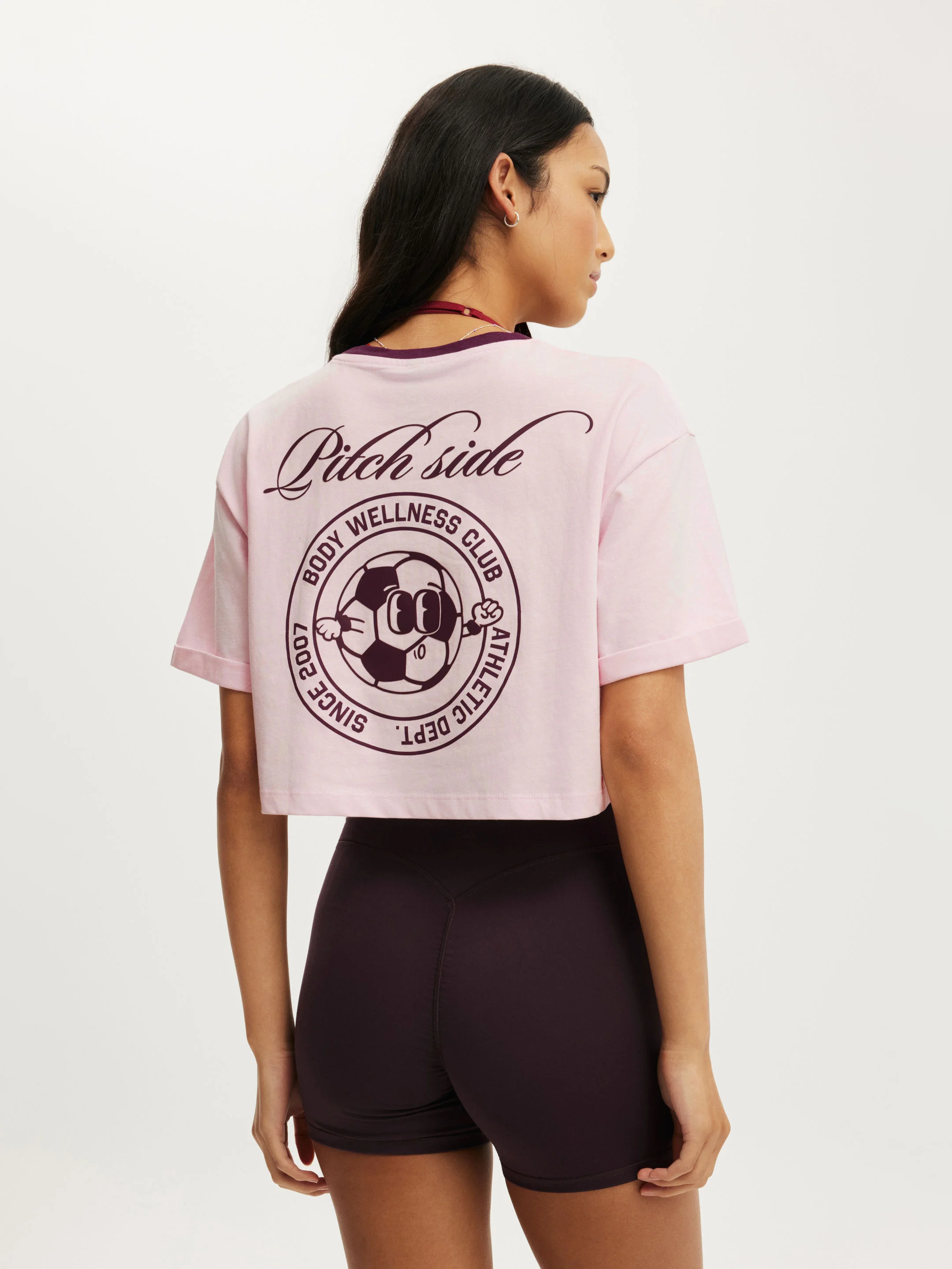 COTTON ON BODY Áo Thun Có Họa Tiết Nữ - Cropped Graphic Active Tee