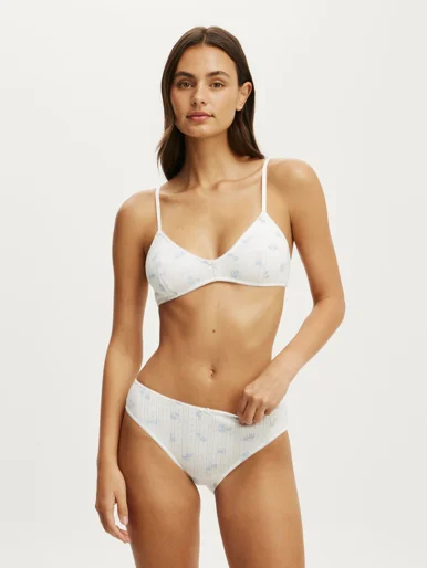 COTTON ON BODY Áo Bra Nữ - Pointelle Triangle Padded Bra