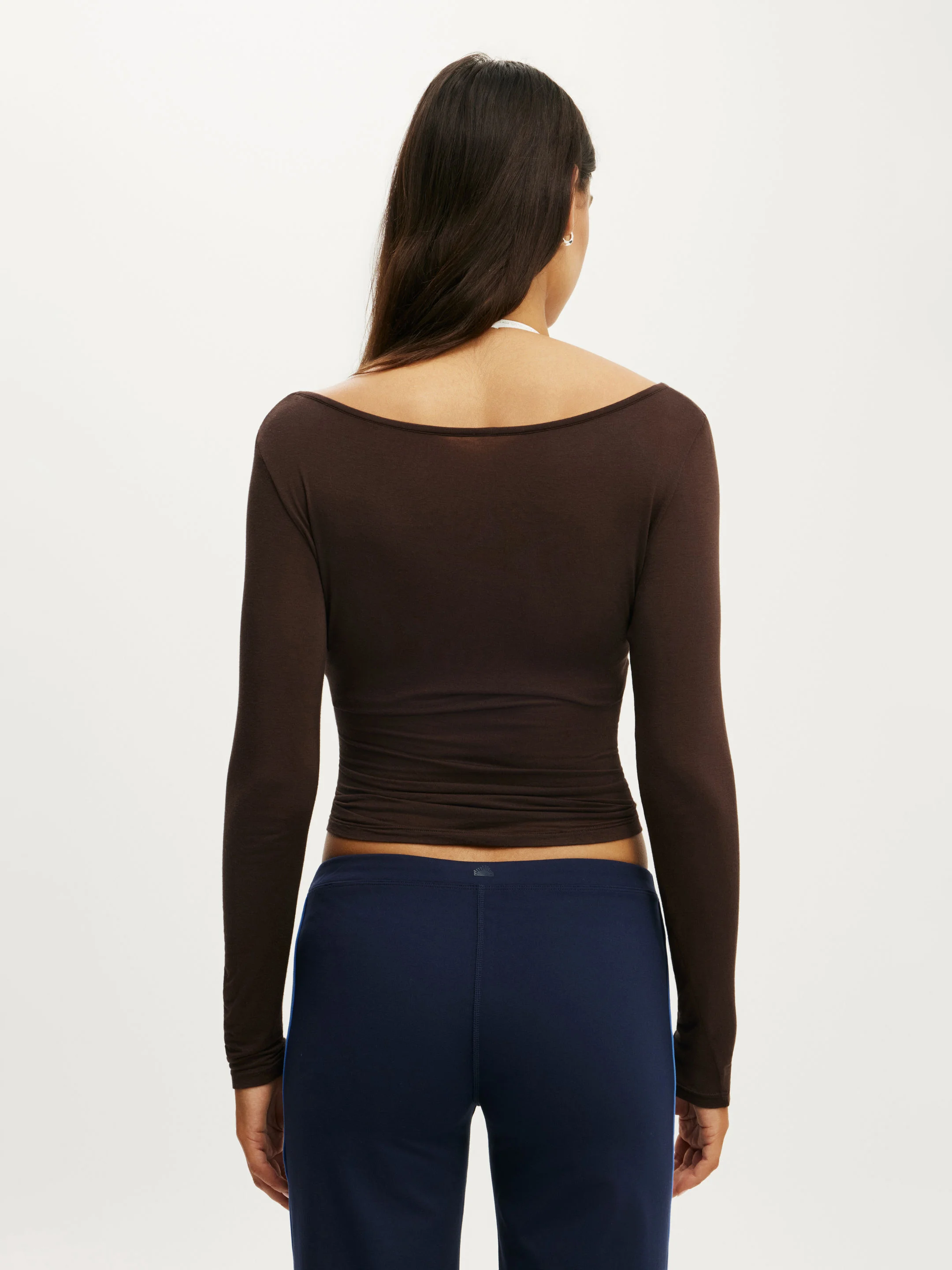 COTTON ON BODY Áo Thun Dài Tay Nữ - Active Sheer Boat Neck Ls