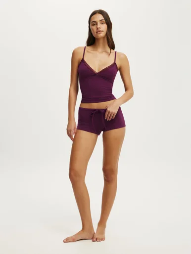 COTTON ON BODY Quần Thun Ngắn Nữ - Dreamy Soft Tie Micro Short