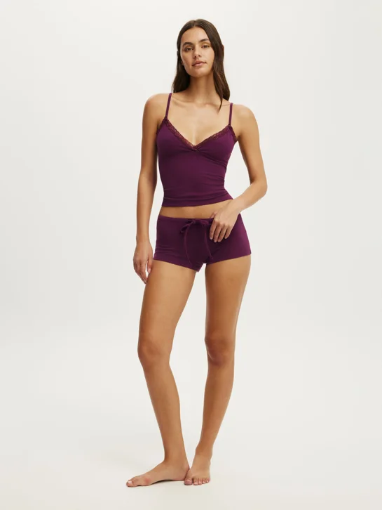 COTTON ON BODY Quần Thun Ngắn Nữ - Dreamy Soft Tie Micro Short
