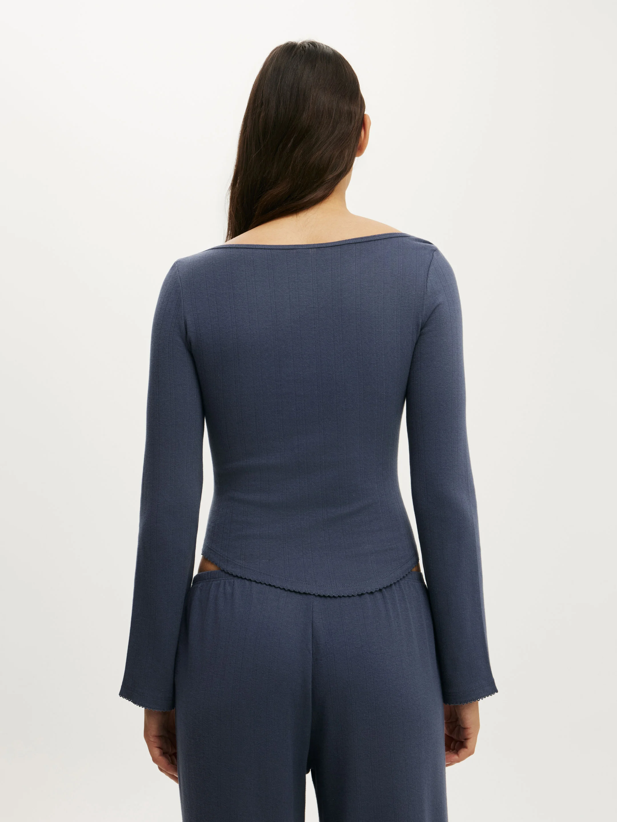 COTTON ON BODY Áo Thun Dài Tay Nữ - Dreamy Soft Boat Neck L/S Top