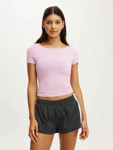 COTTON ON BODY Áo Thun Ngắn Tay Nữ - Active Sheer Tshirt