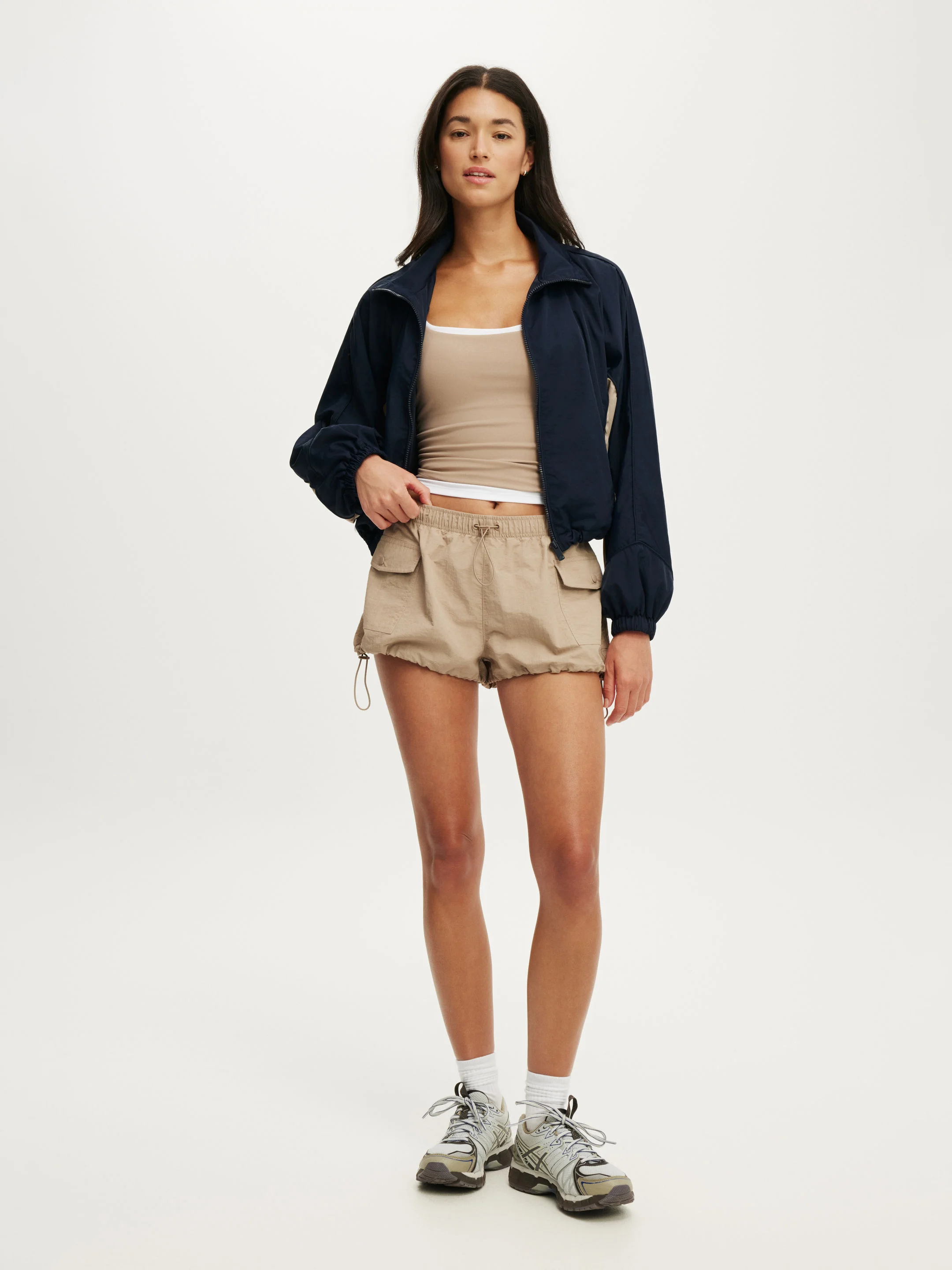 COTTON ON BODY Áo Khoác Dài Tay Nữ - Active Cropped Contrast Anorak