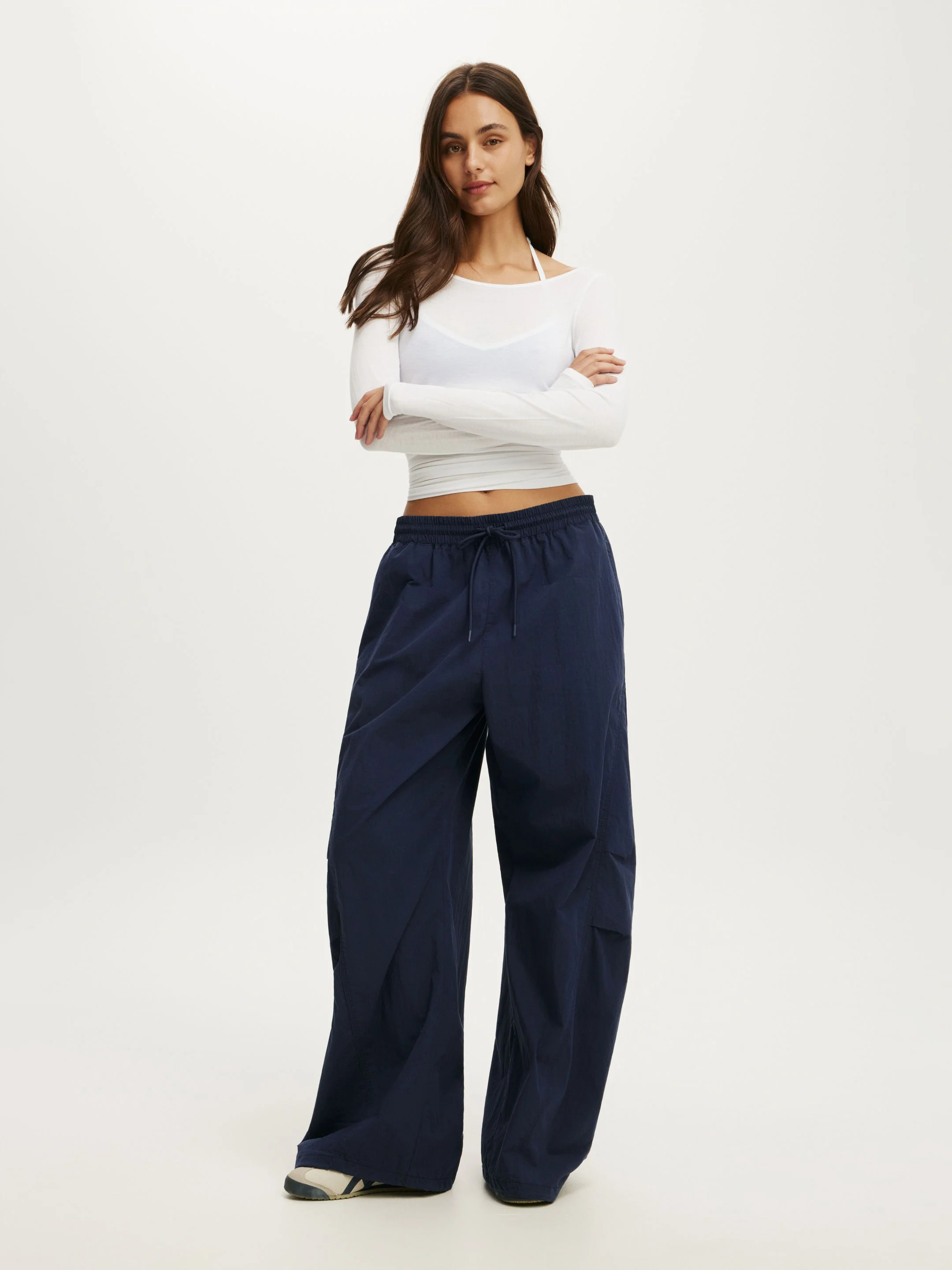 COTTON ON BODY Quần Dài Nữ - Woven Baggy Balloon Pant A Fit