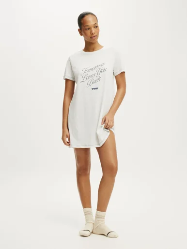 COTTON ON BODY Áo Thun Có Họa Tiết Nữ - Relaxed Graphic T-Sh Nightie