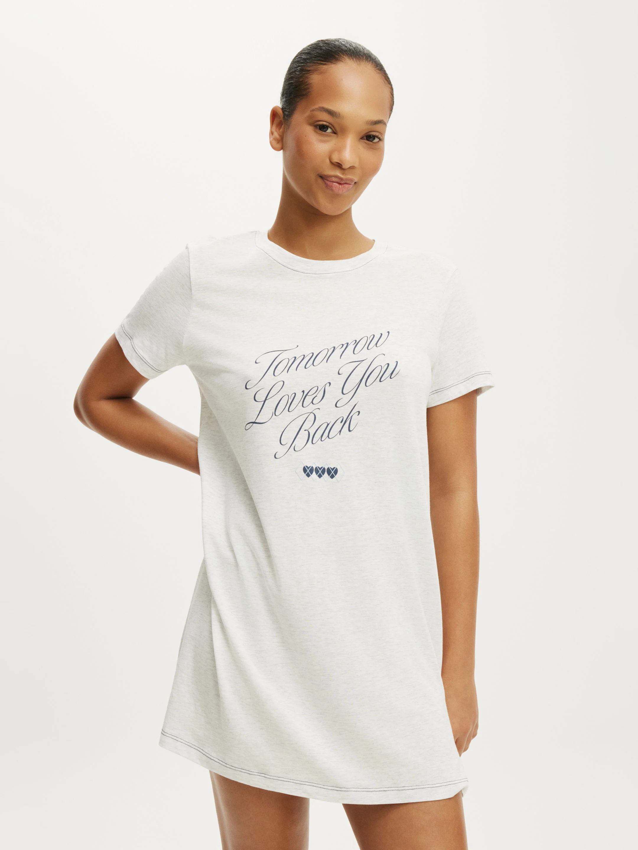 COTTON ON BODY Áo Thun Có Họa Tiết Nữ - Relaxed Graphic T-Sh Nightie