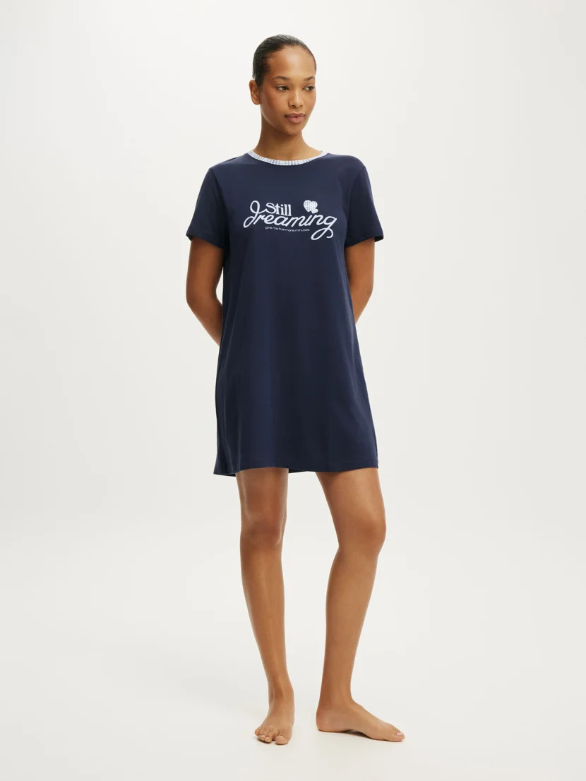 COTTON ON BODY Áo Thun Có Họa Tiết Nữ - Relaxed Graphic T-Sh Nightie