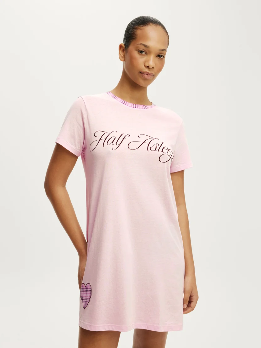 COTTON ON BODY Áo Thun Có Họa Tiết Nữ - Relaxed Graphic T-Sh Nightie