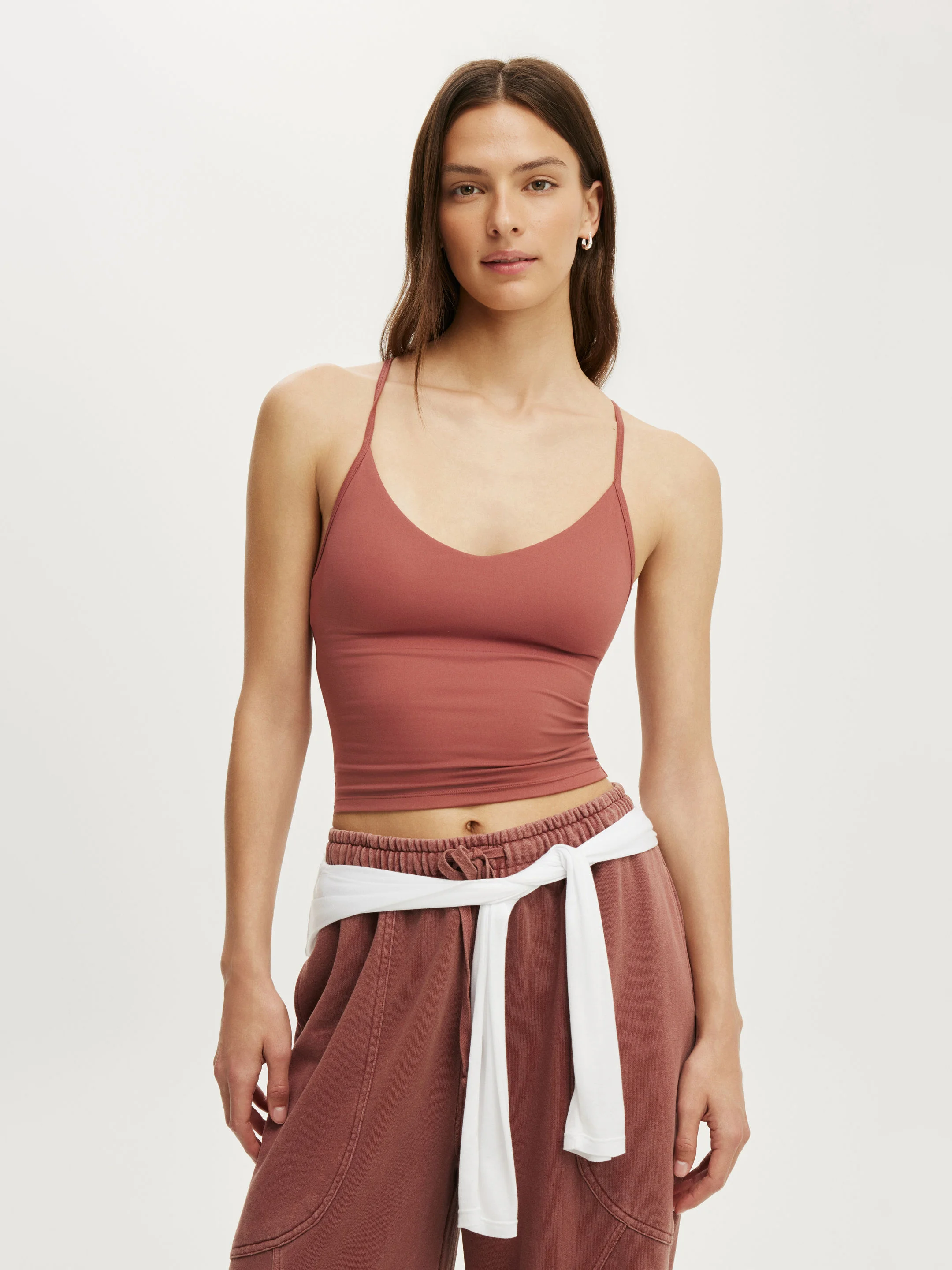 COTTON ON BODY Áo Thun Cộc Tay Nữ - Ultra Soft V Neck Back Tank