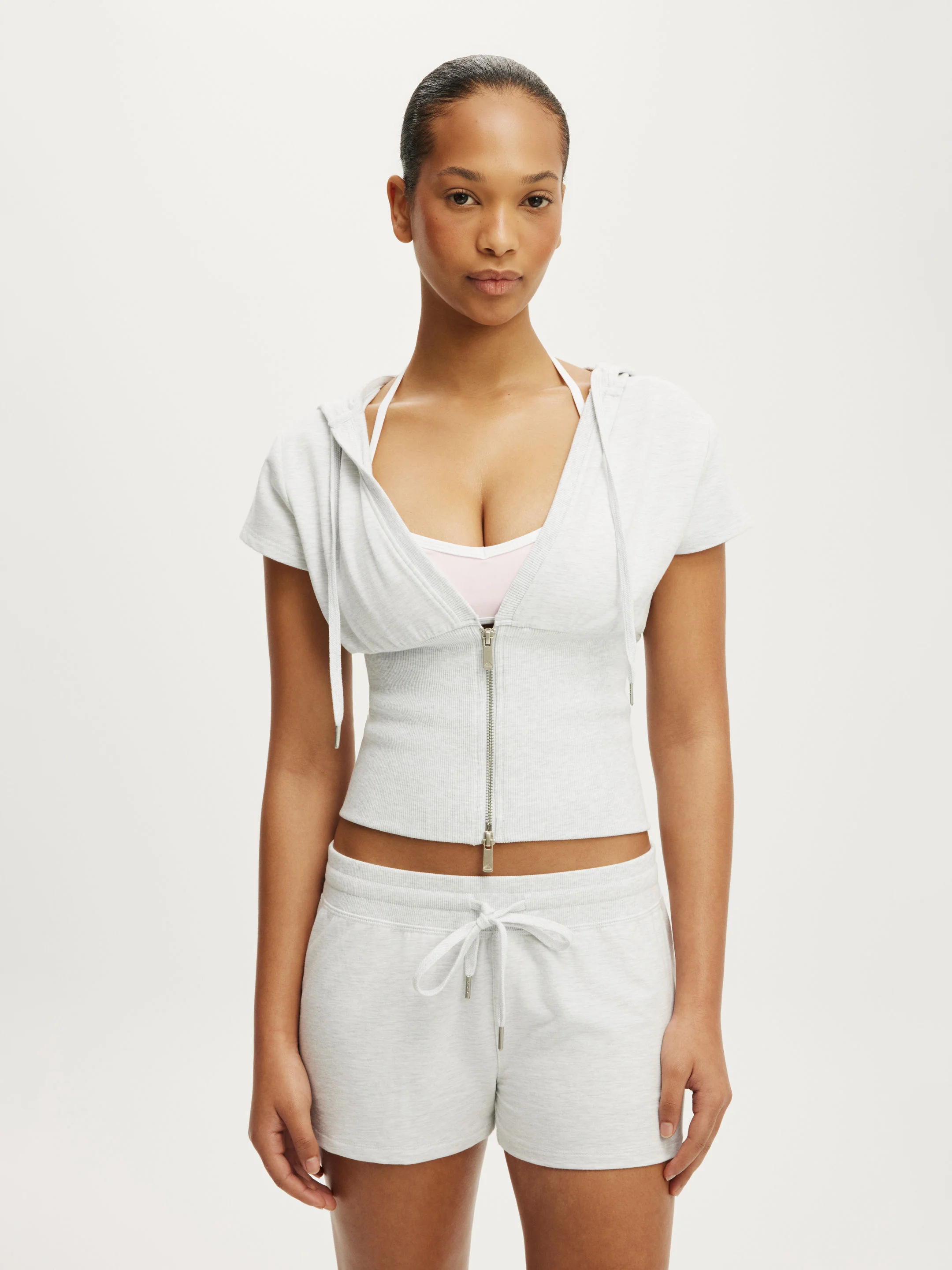 COTTON ON BODY Quần Thun Ngắn Nữ - Sculpt Fleece Mini Short