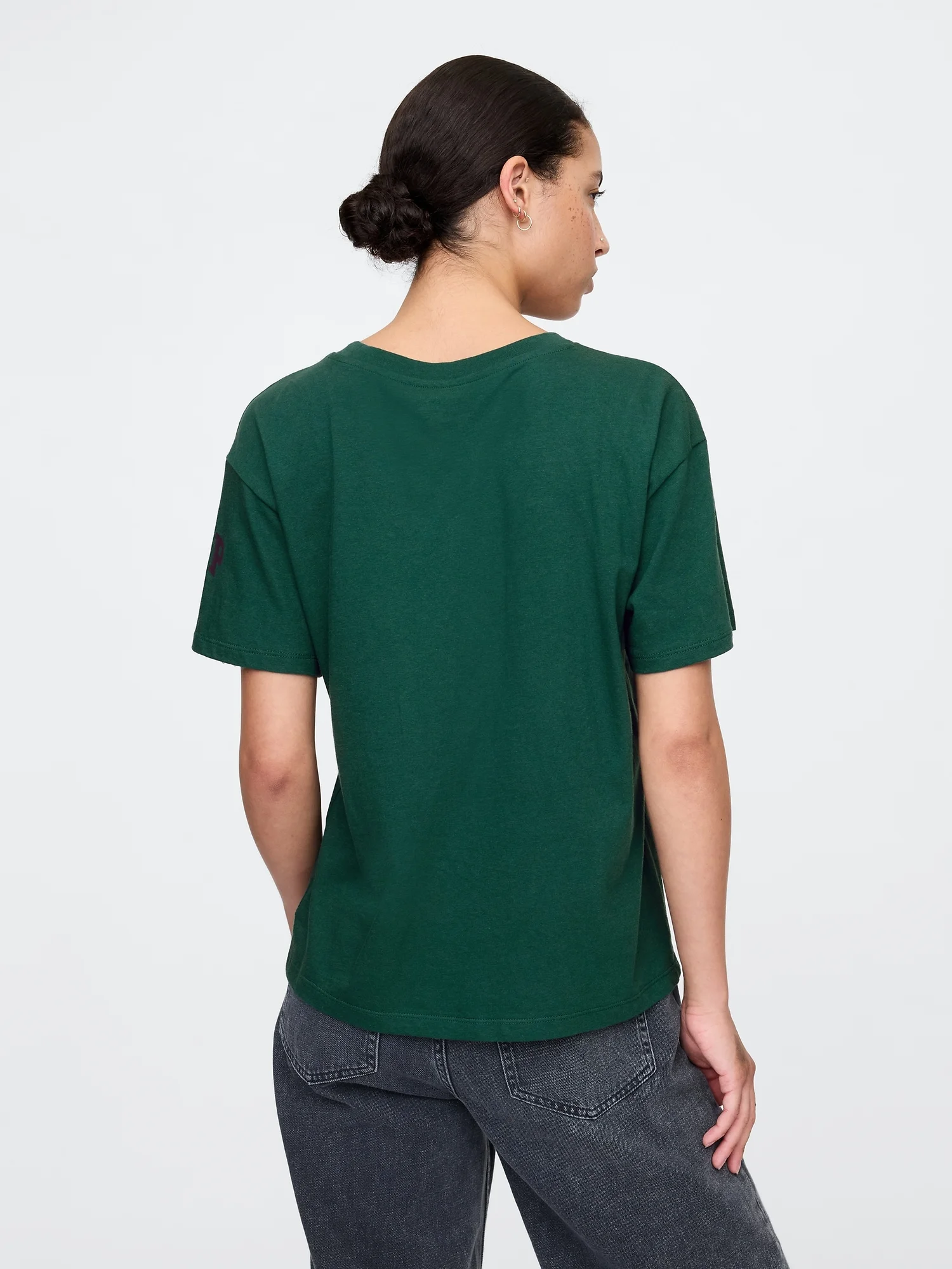 GAP Áo Thun Tay Ngắn Nữ