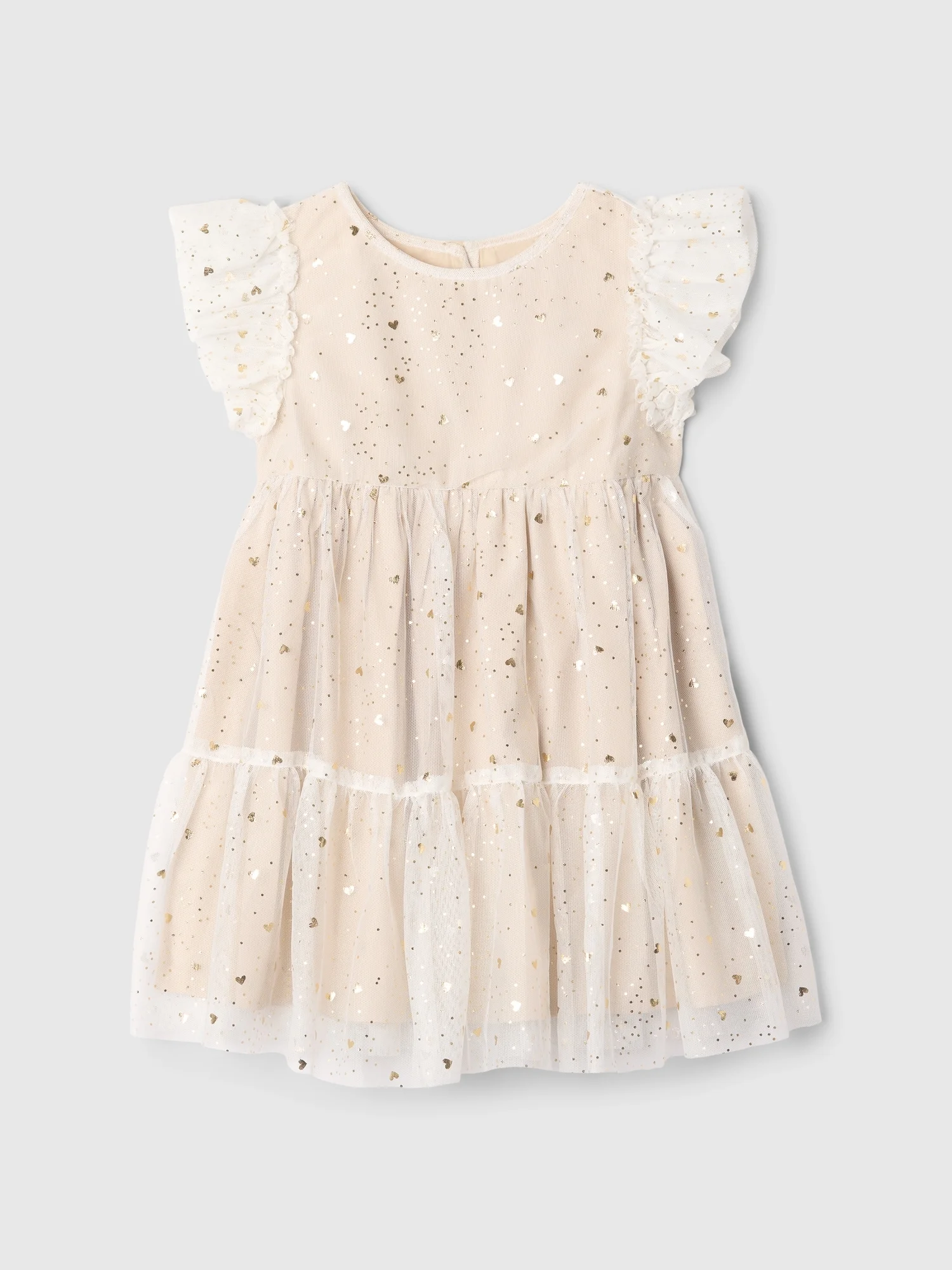 GAP Đầm Vải Em Bé Gái Toddler