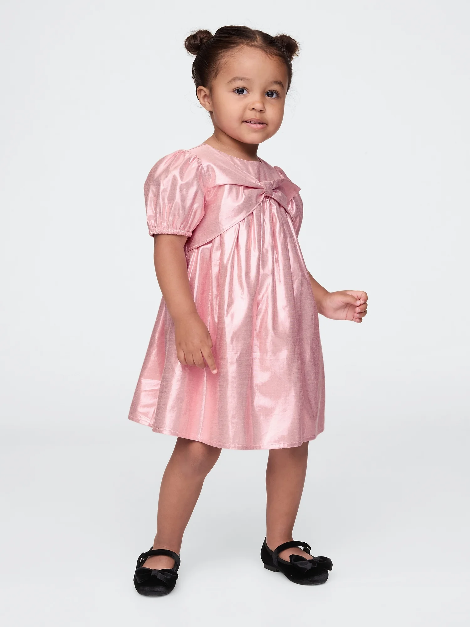 GAP Đầm Vải Em Bé Gái Toddler