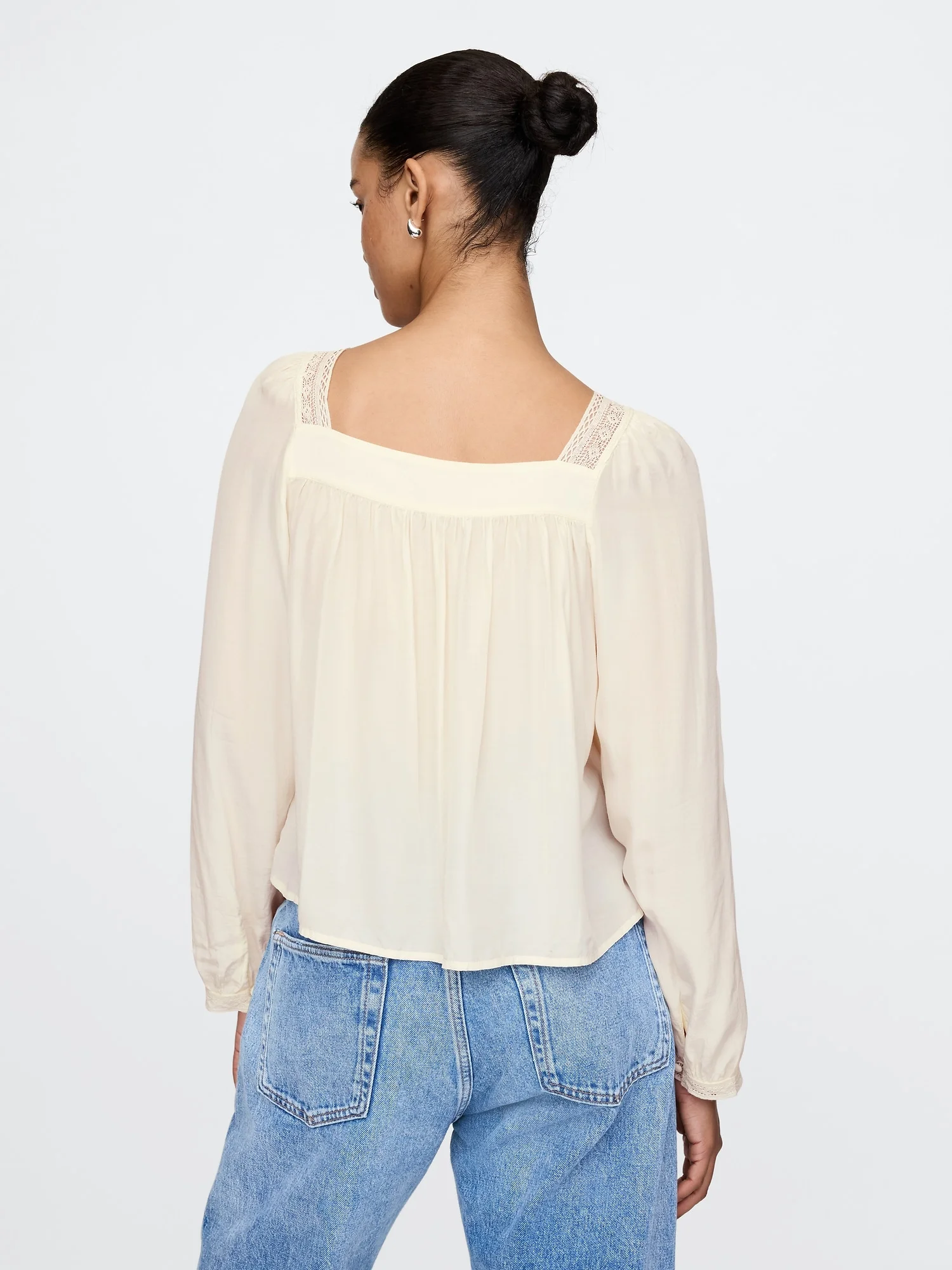 GAP Áo Sơ Mi Tay Dài Nữ