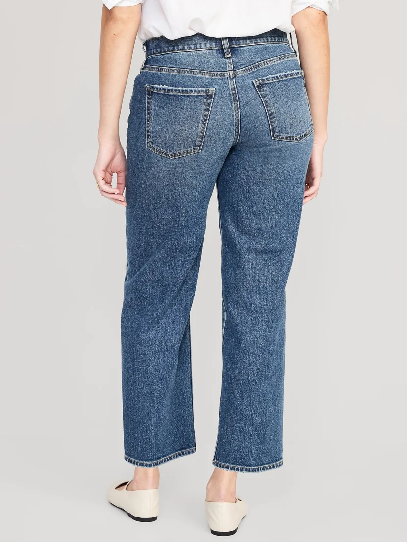 OLD NAVY Quần Jean Nữ Ống Đứng