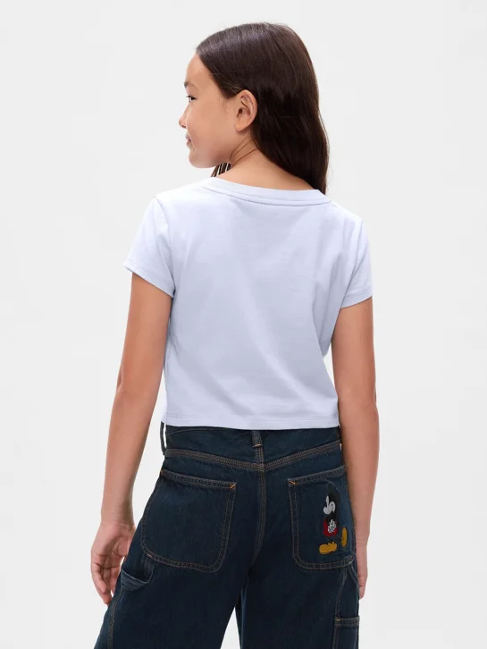 GAP Áo Thun Tay Ngắn Bé Gái