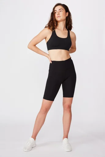 COTTON ON BODY Quần Ngắn Thể Thao Nữ - Highwaisted Mid Length Bike Sh